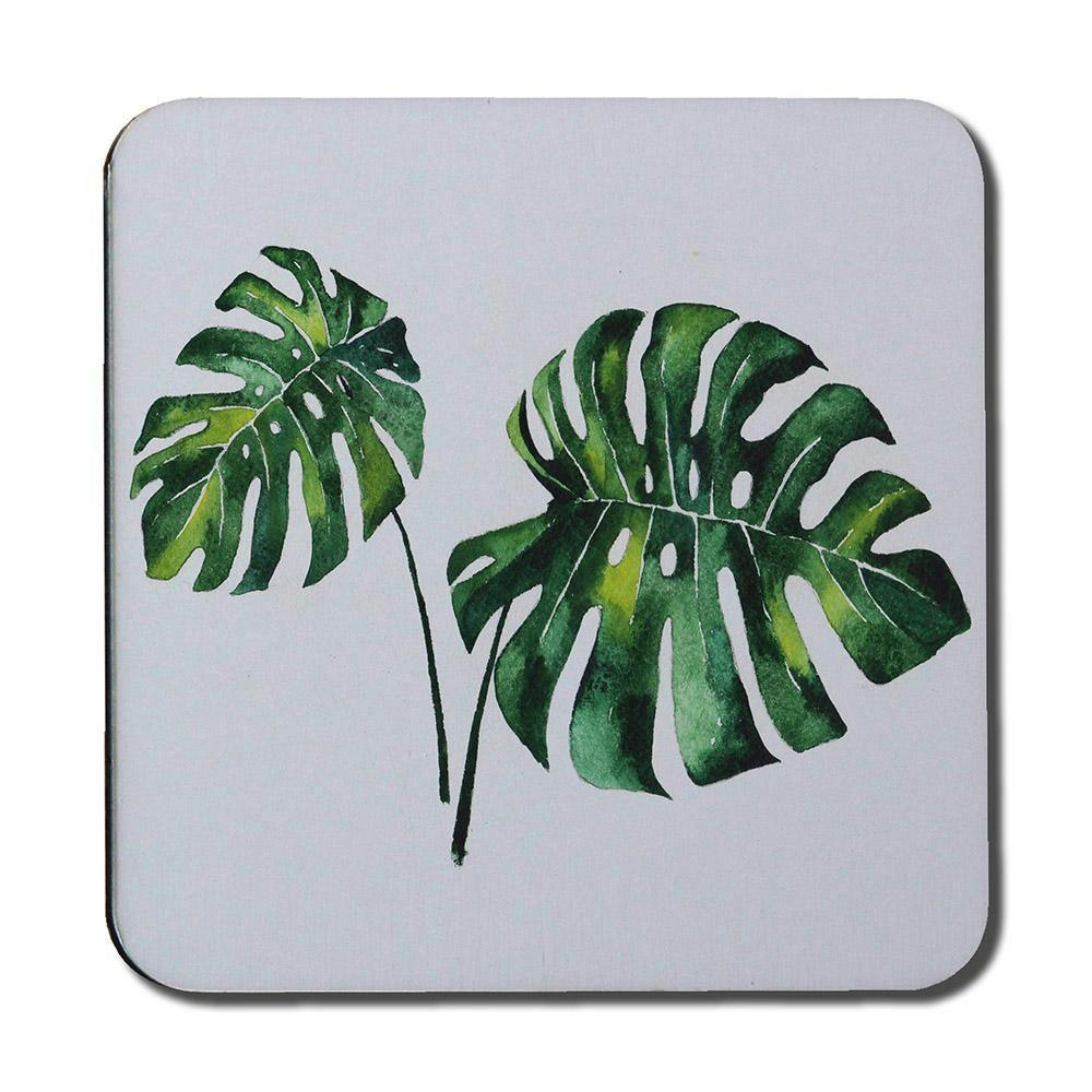 Benjamin Tate Design Twin Tropical Leaves (Coaster)