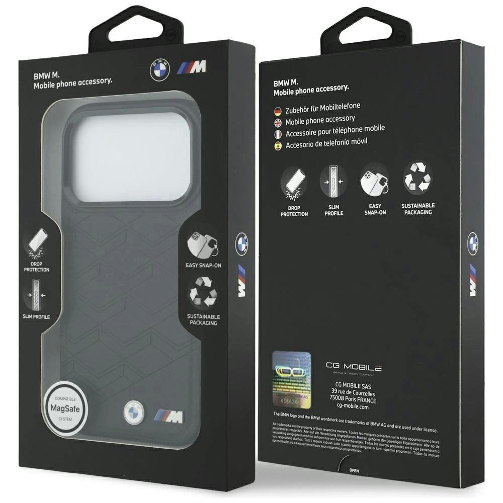 Bmw Black M Shape Logo Case With Magsafe For Iphone 17 Pro 6.3" - Bmhmp17l25pcsspk