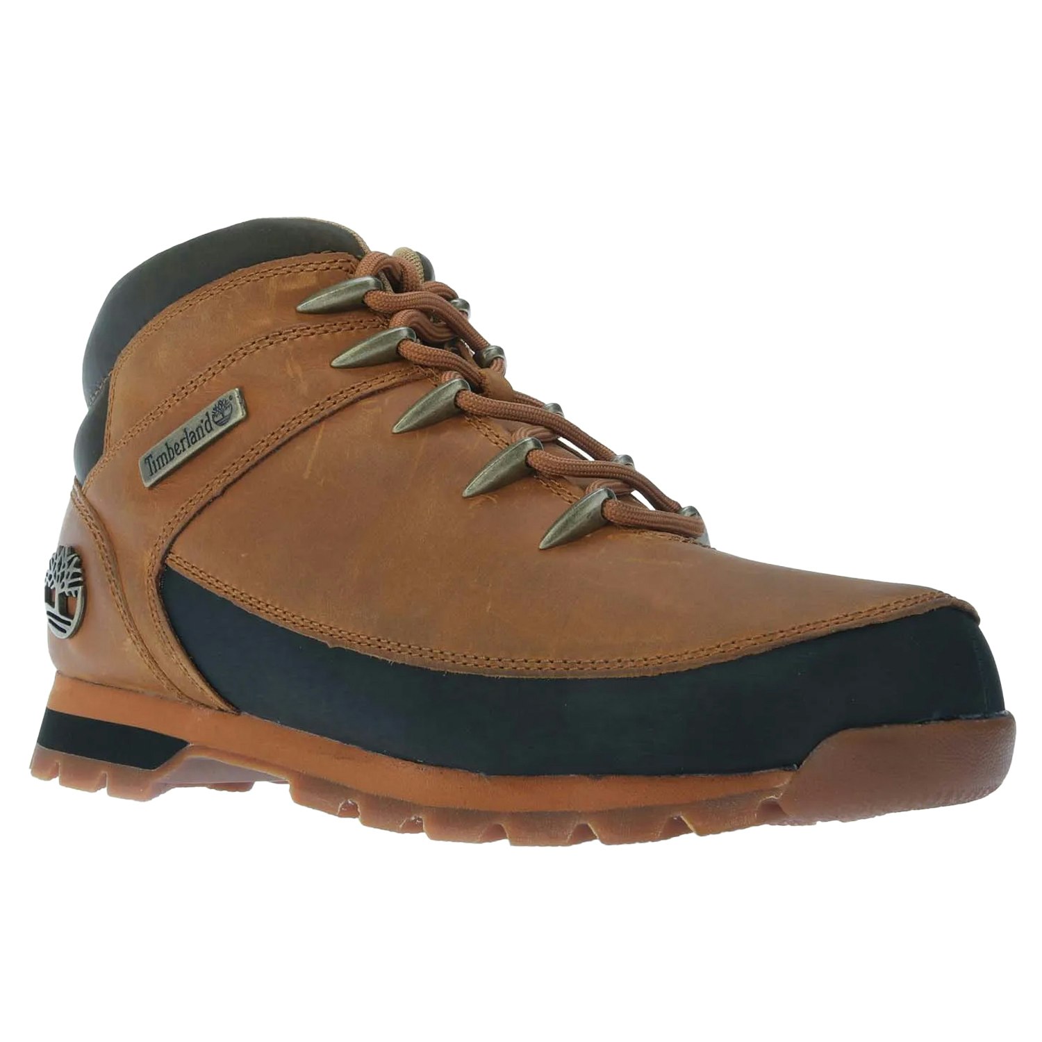 Timberland Men's Euro Sprint Leather Hiking Boots - Wheat - Wheat Size 7.5 Uk