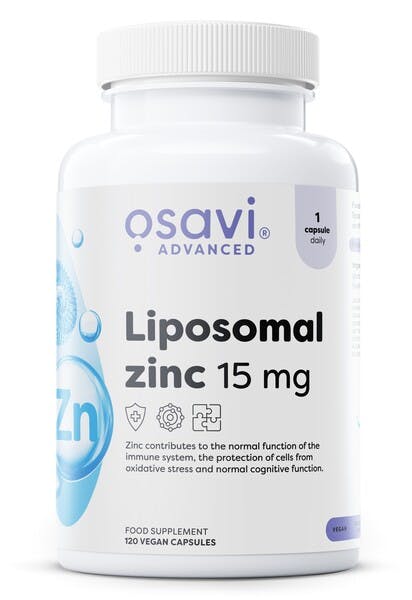 Osavi Liposomal Zinc, 15Mg - 120 Vegan Caps - Image 3