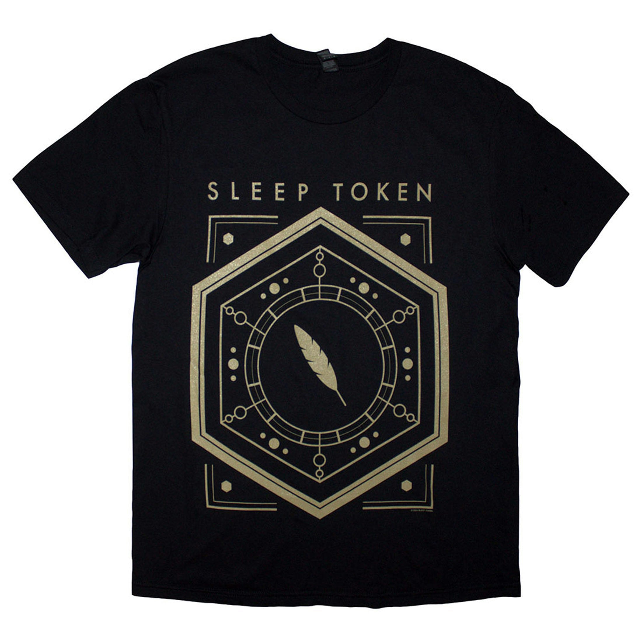 Paradiso Clothing Unisex Black Paradiso Sleep Token Emergence Feathered Host T Shirt - L
