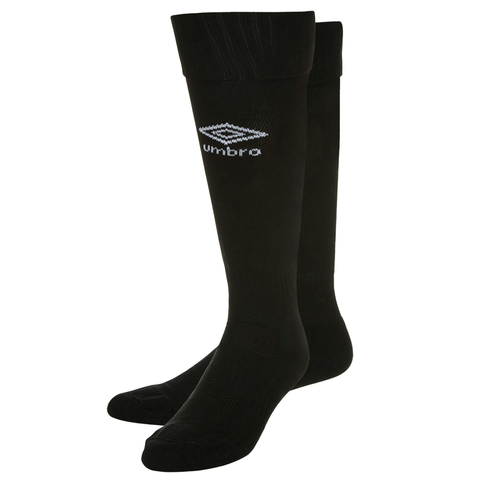 Umbro Black Childrens/Kids Classico Socks - Size 12 Uk Child-2 Uk