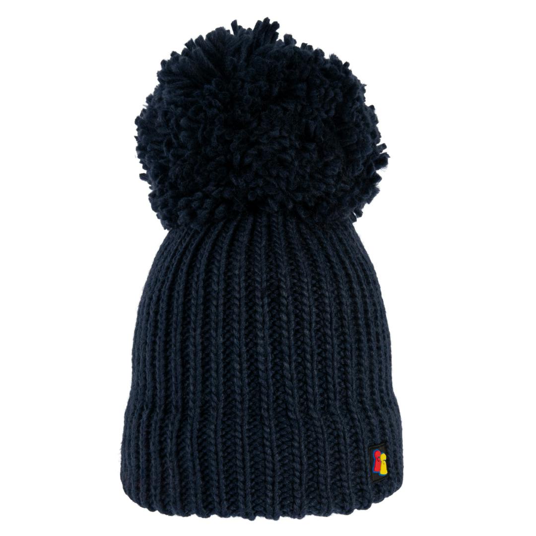 Big Bobble Hats Unisex Navy Gonna Give You Up