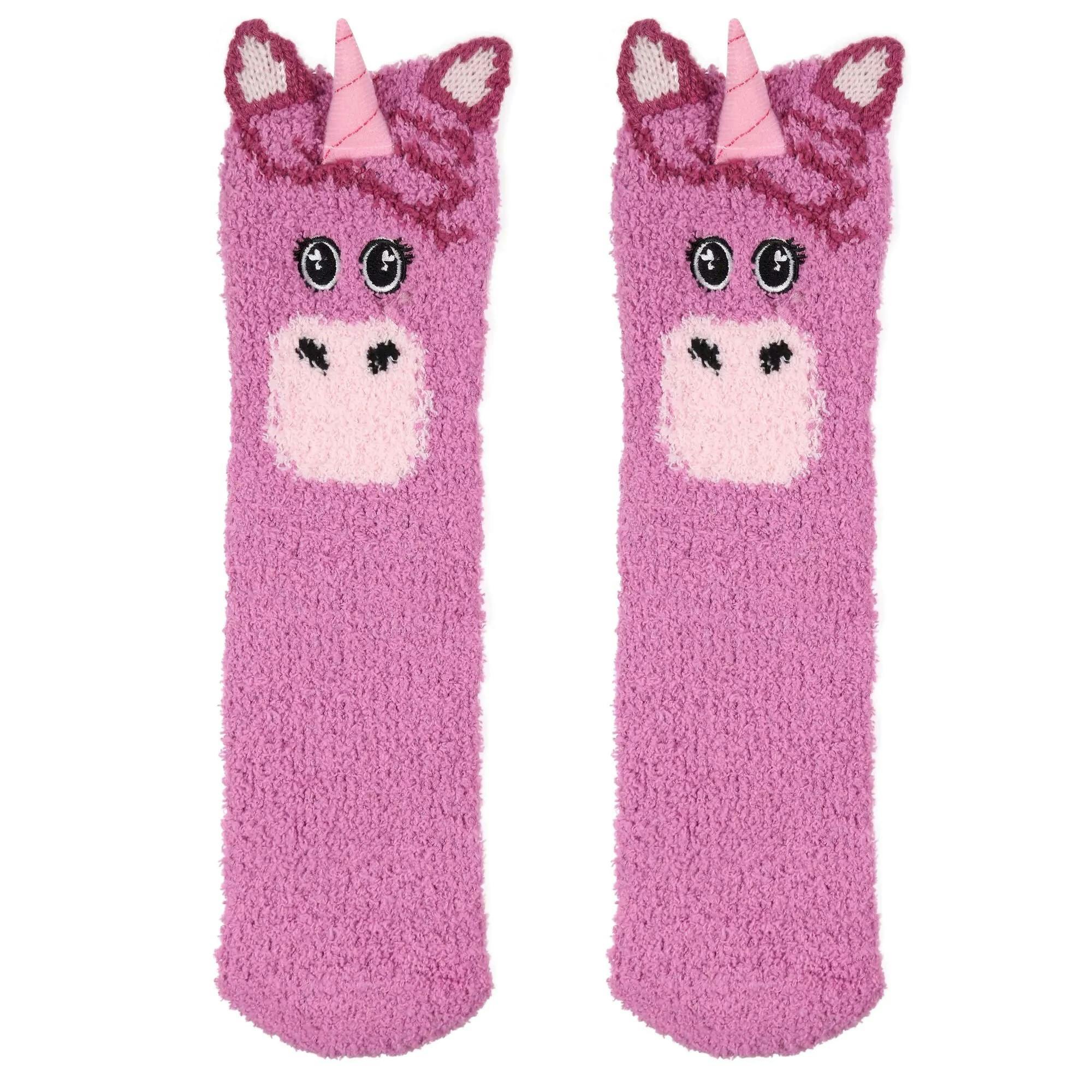 Regatta Childrens/Kids Mudplay Unicorn Socks - Radiant Orchid - 3 Uk-5.5 Uk - Radiant Orchid - 99% Polyester/1% Elastane