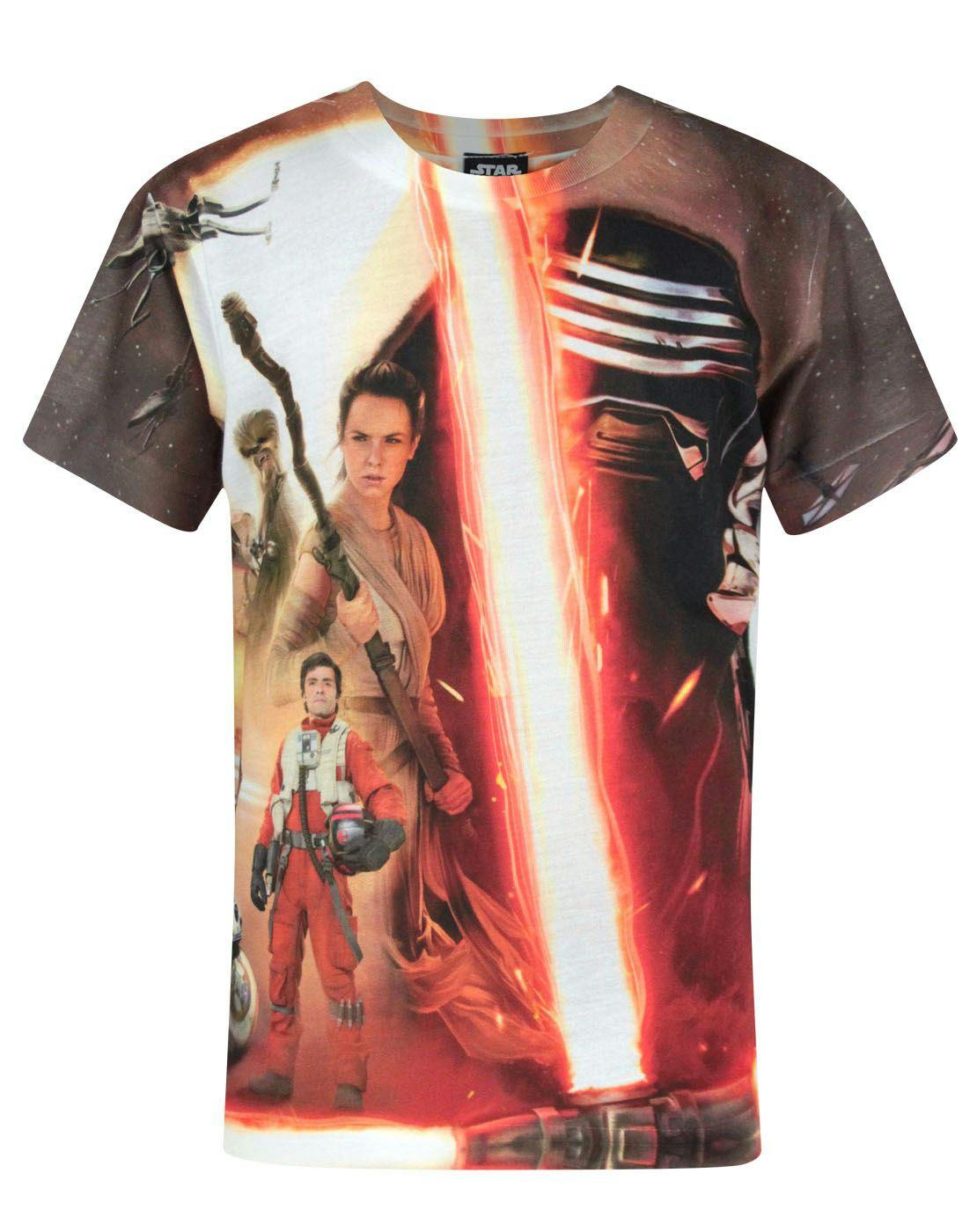 Vanilla Underground Boys Red Star Wars Short Sleeved T-Shirt - 3-4 Years