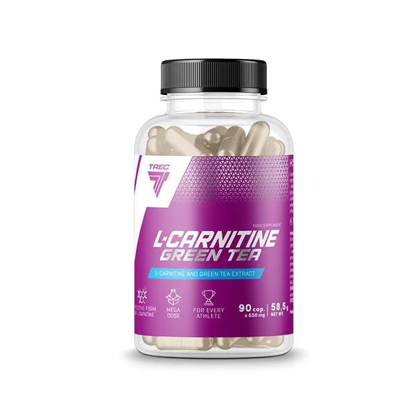 Trec Nutrition L-Carnitine + Green Tea - 90 caps - Image 5