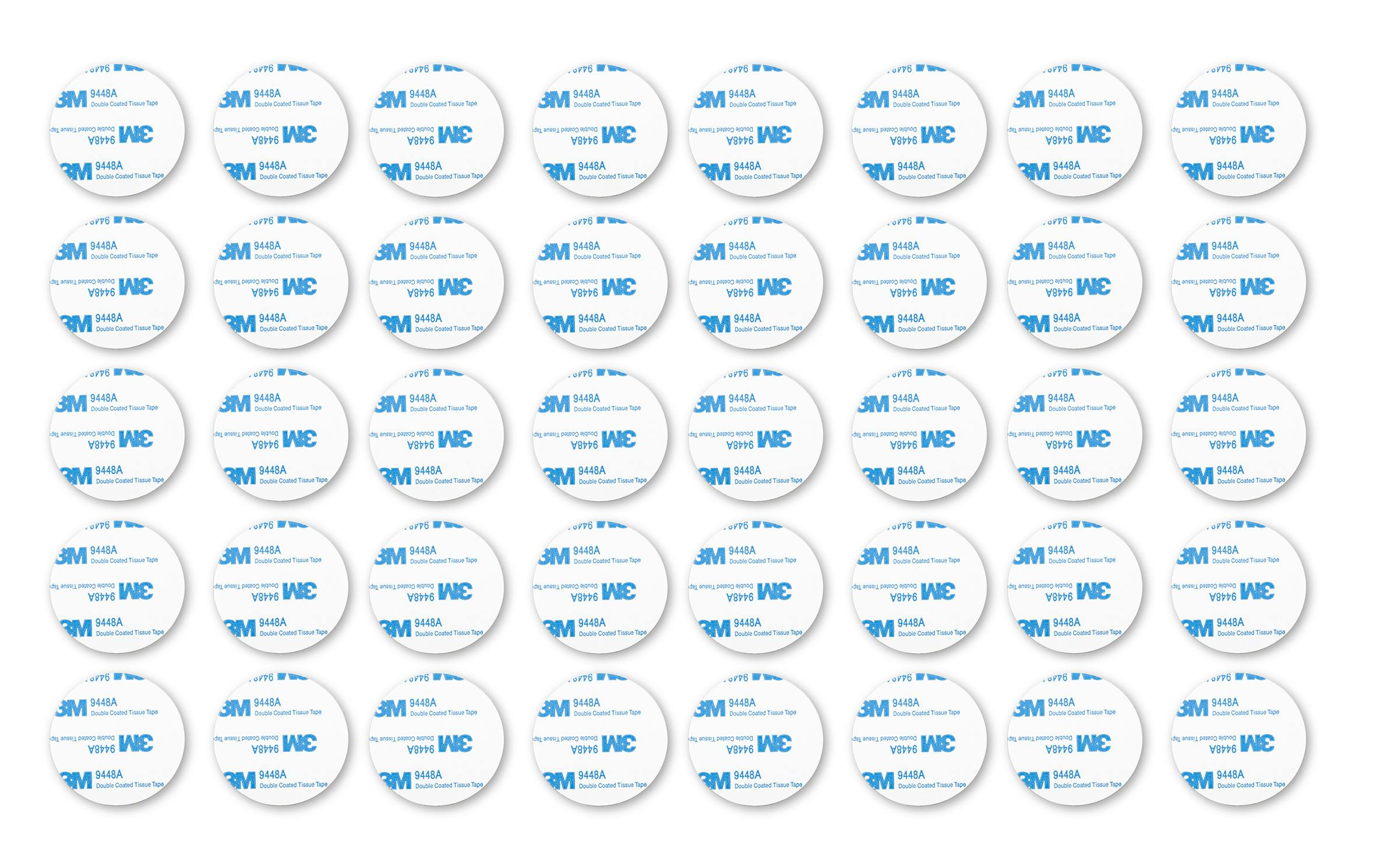 St Helens Grey Double-Sided Round Adhesive Mounting Pads Round 4 X 0.5 X 4Cm
