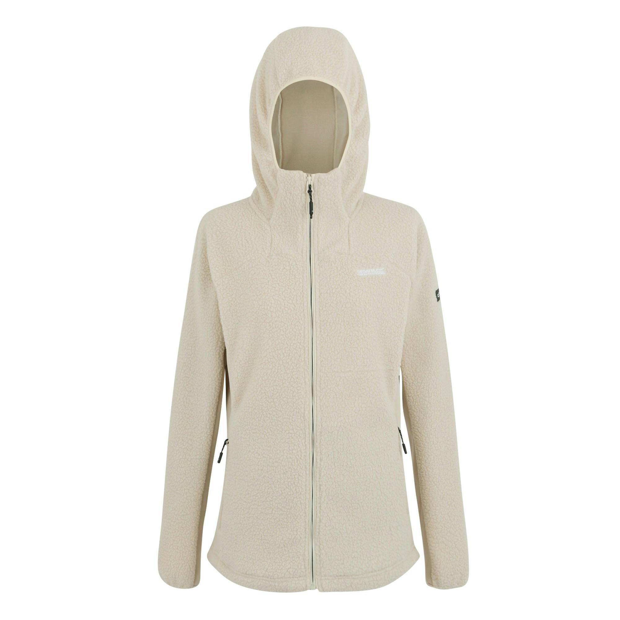 Regatta Women's Elinn Hooded Fleece Jacket - Perfectly Pale - 14 Uk - Perfectly Pale - 100% Polyester