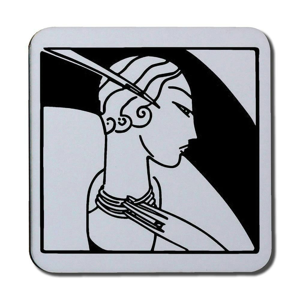 Benjamin Tate Design Art Deco Woman (Coaster)