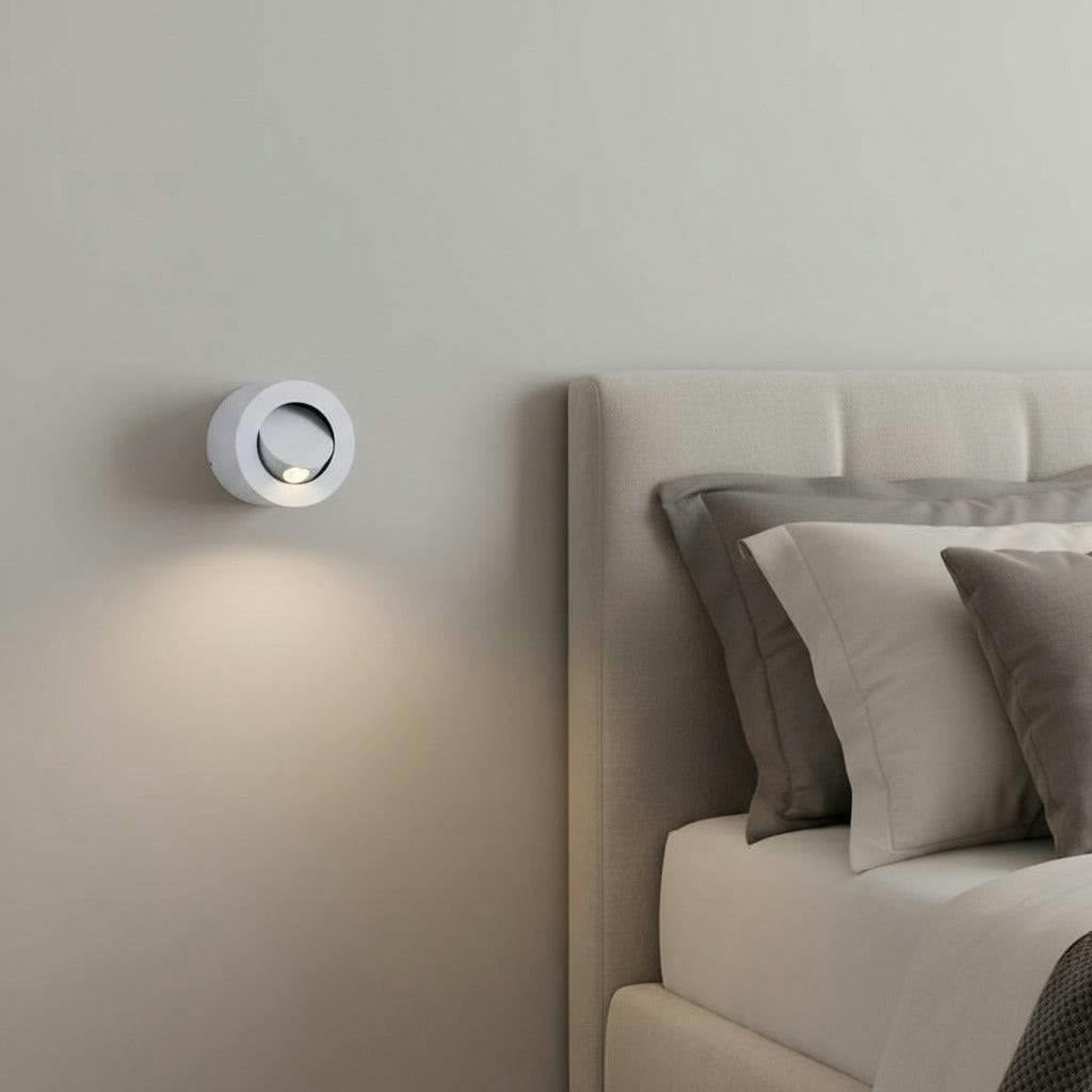 Ultra Beam Lighting White 3 Watt Adjustable Bedside Lamp For Reading