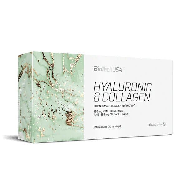 BiotechUSA Hyaluronic and Collagen 120 Capsules Skin Nails Hair Joint Health - Image 9