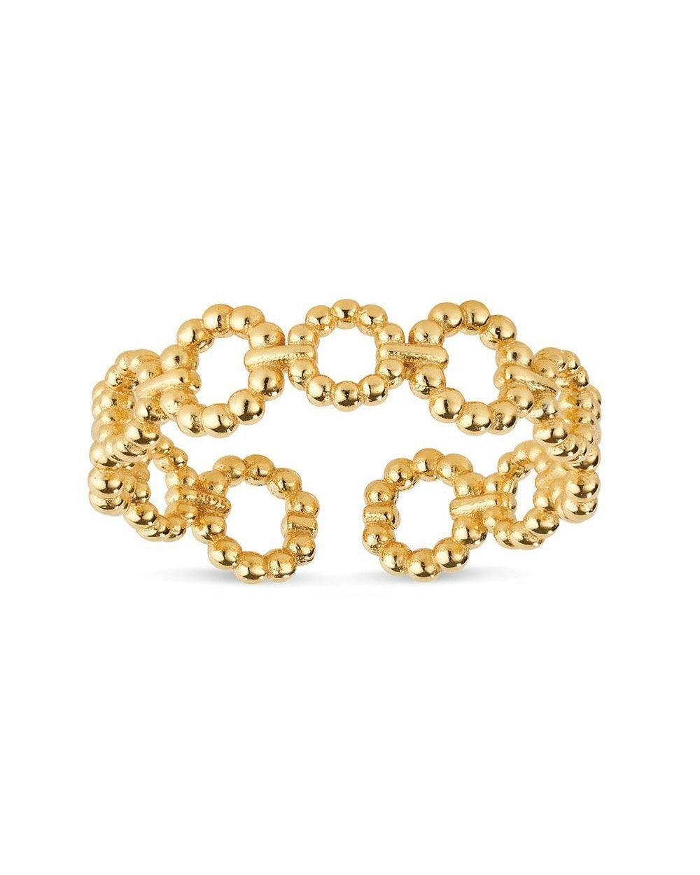 Elk & Bloom Gold 14K Loop Link Stacking Ring - No Thank You