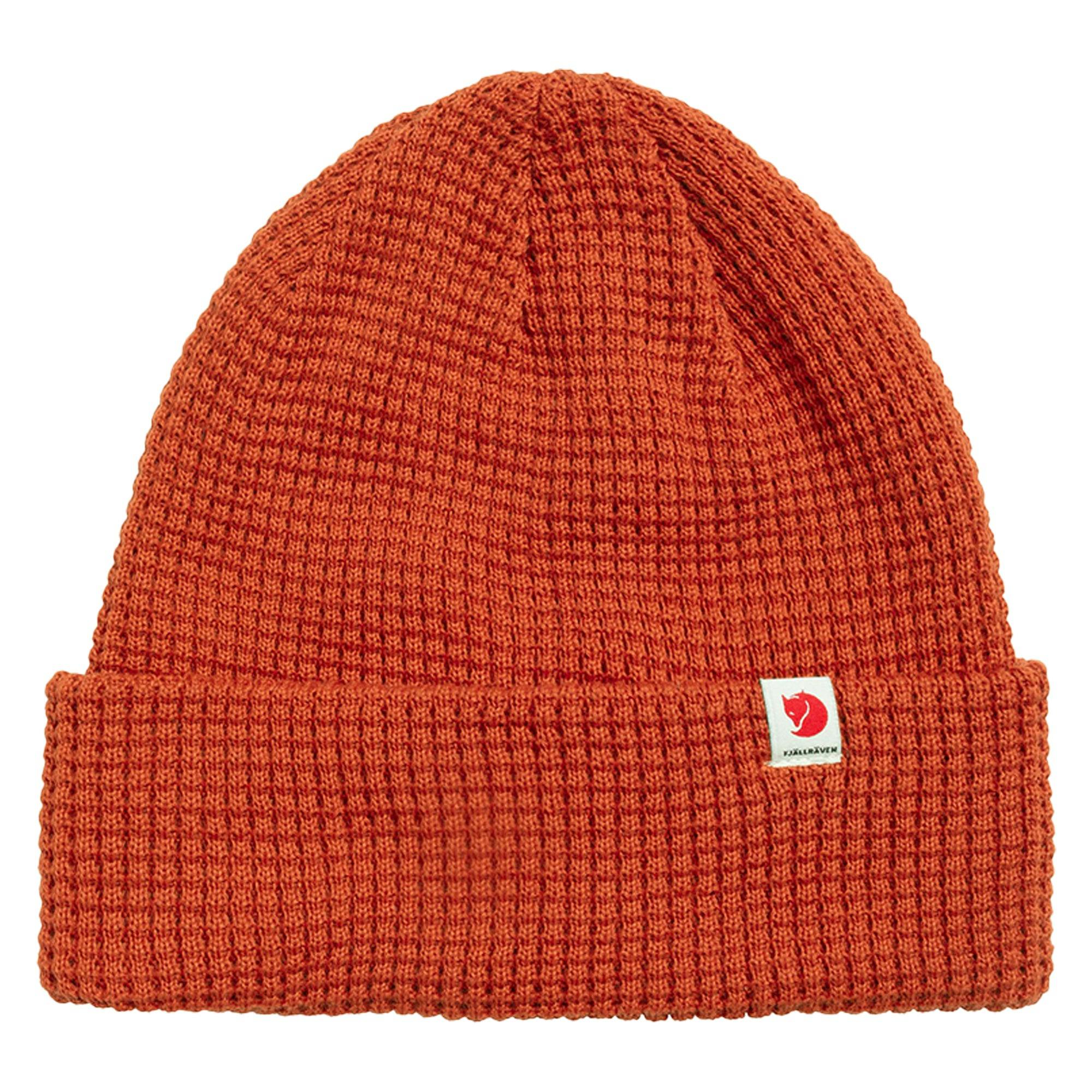 Fjallraven Unisex Orange Fjällräven Tab Beanie - Size One Size - Image 2