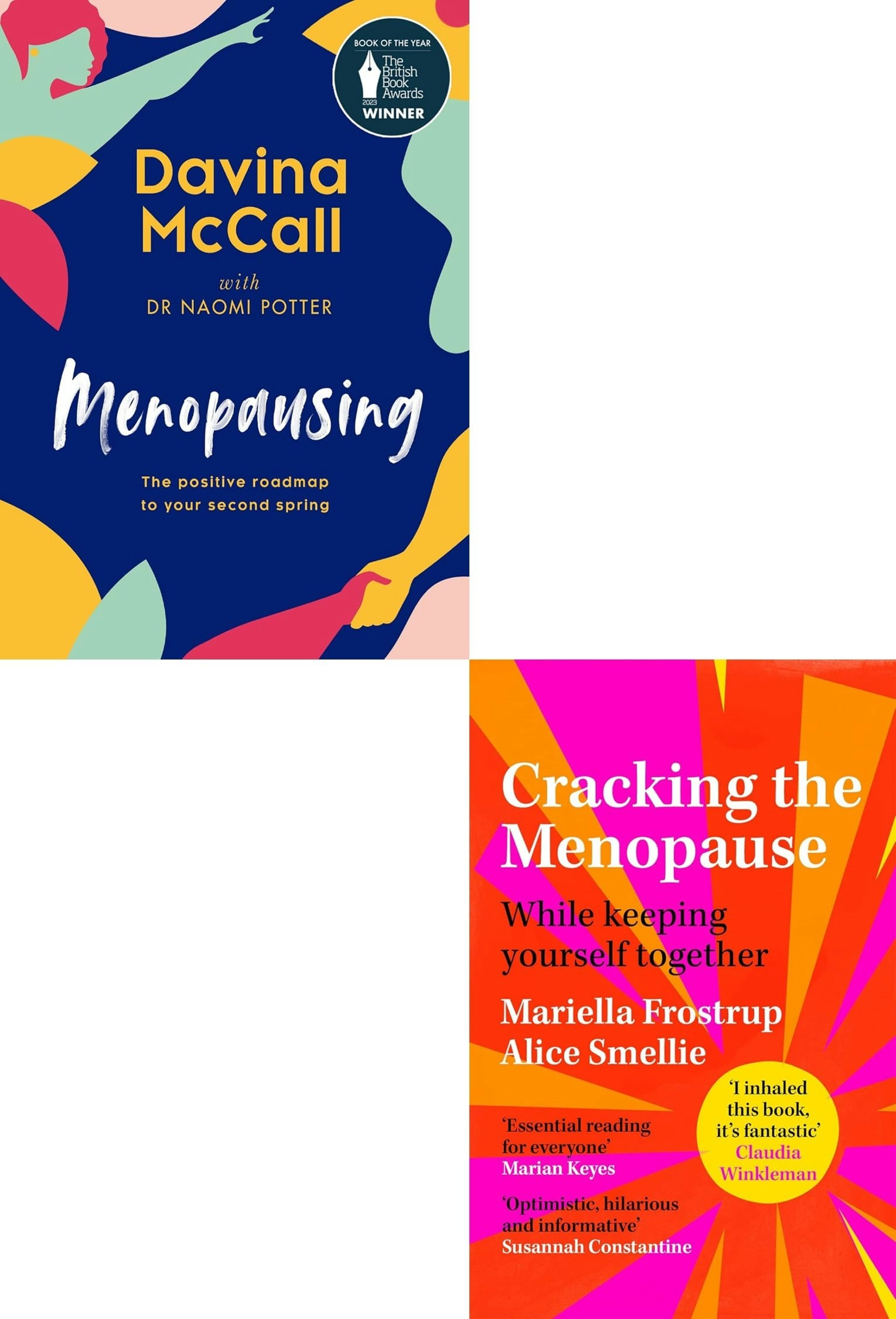 Books4people Women's Cracking The Menopause, Menopausing (Hb)2 Books Collection Set