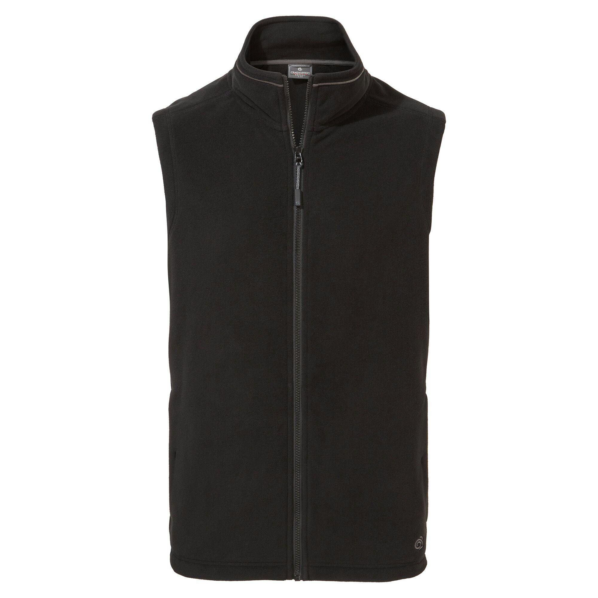 Craghoppers Men's Black Expert Corey Fleece Gilet - S - 100% Recycled Polyester