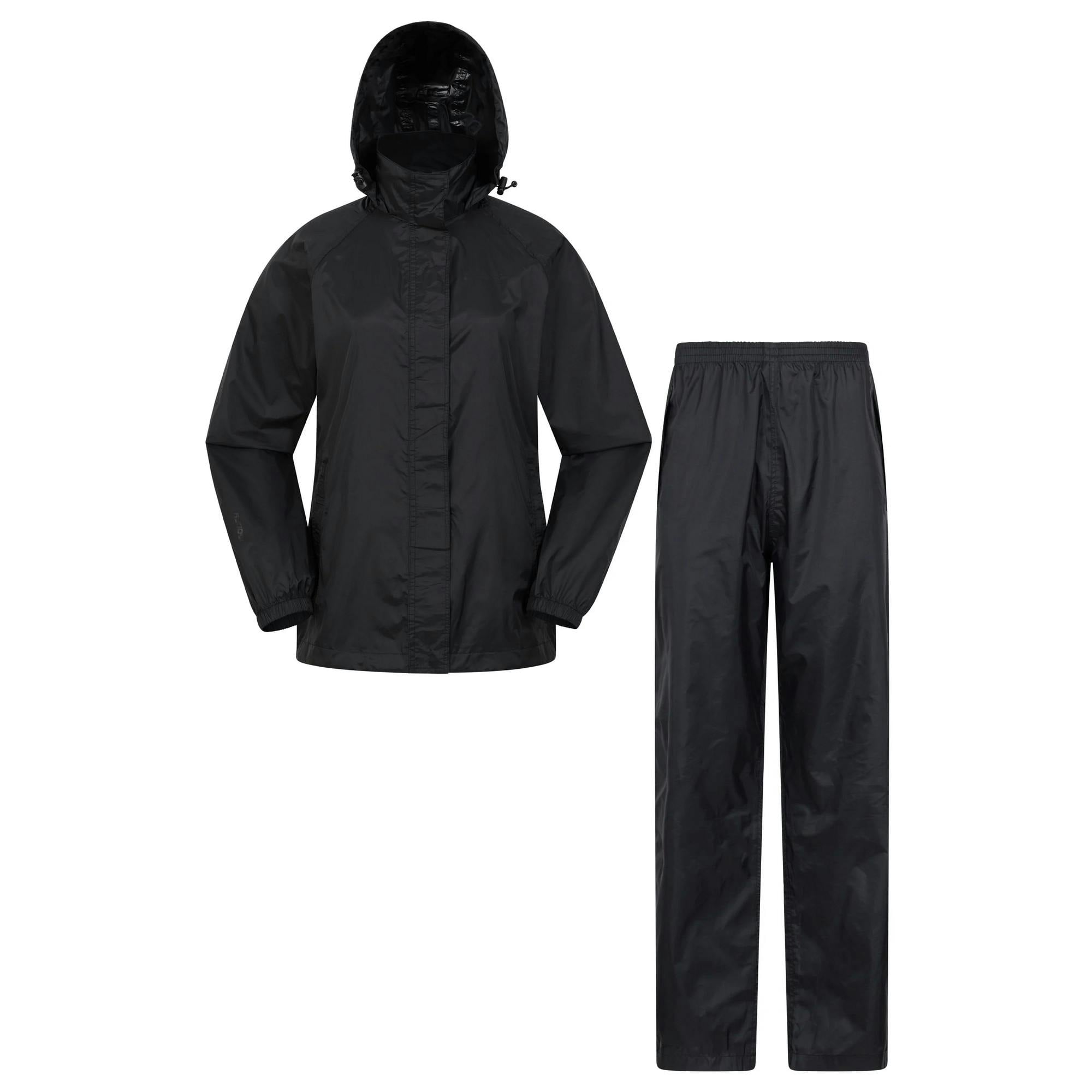 Mountain Warehouse Women's Black Pakka Jacket And Trousers Set - 22 Uk - 100% Polyamide