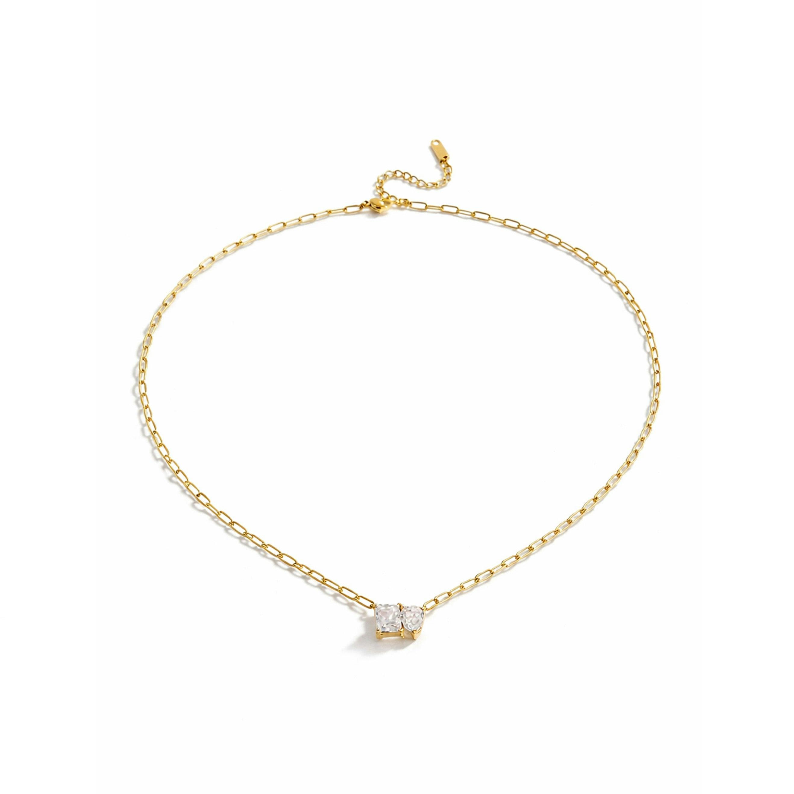 Luxe Tones Gold Bexley Luxe 18K Plated Jewel Necklace