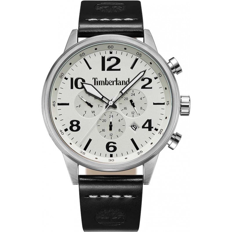 Timberland Men's Black Myrtle Watch Tdwgf2182403 - One Size - Leather