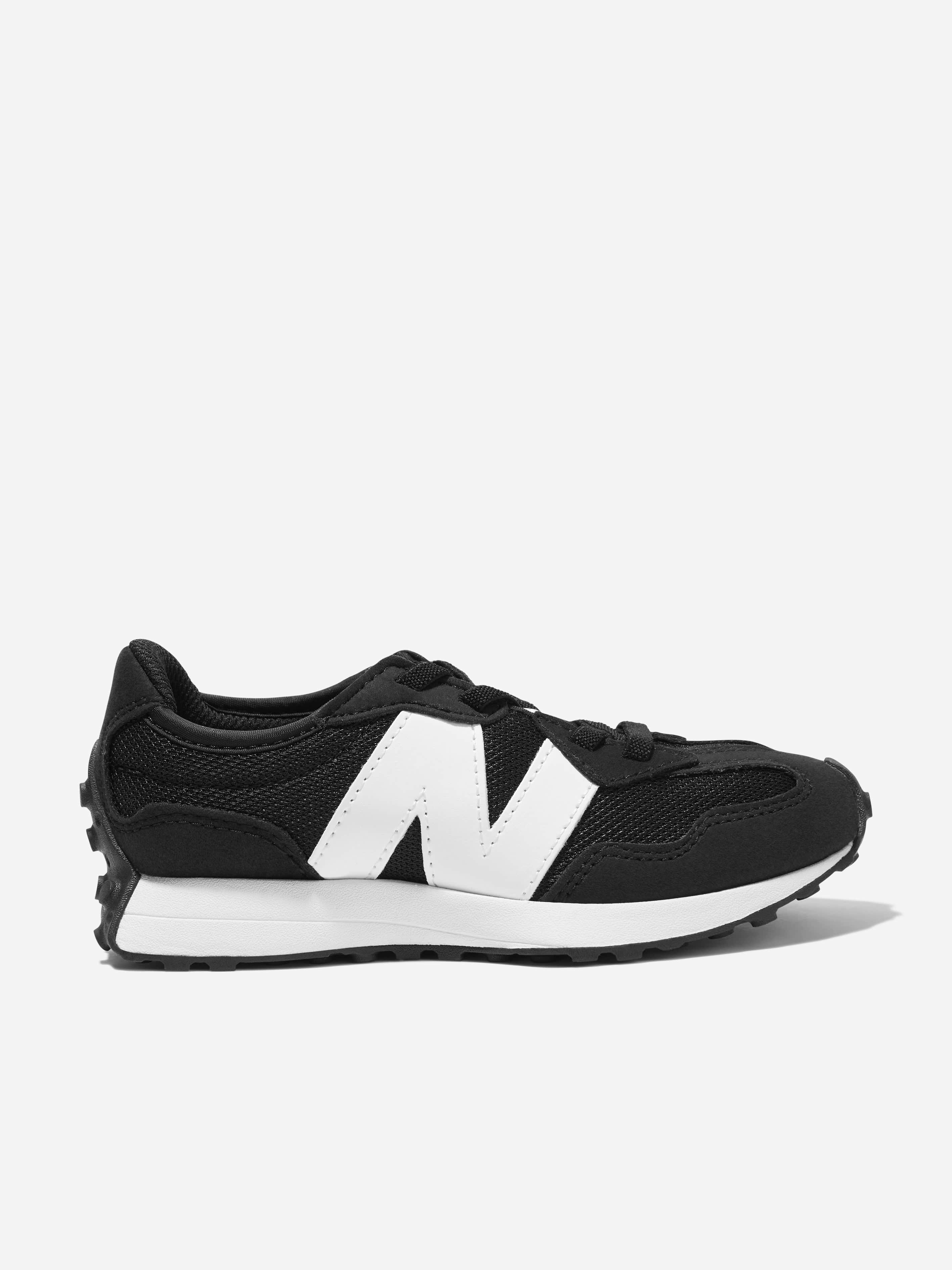 New Balance Unisex Kids Black Kids 327 Trainers In - Eu 31 Uk 12.5 Us 13