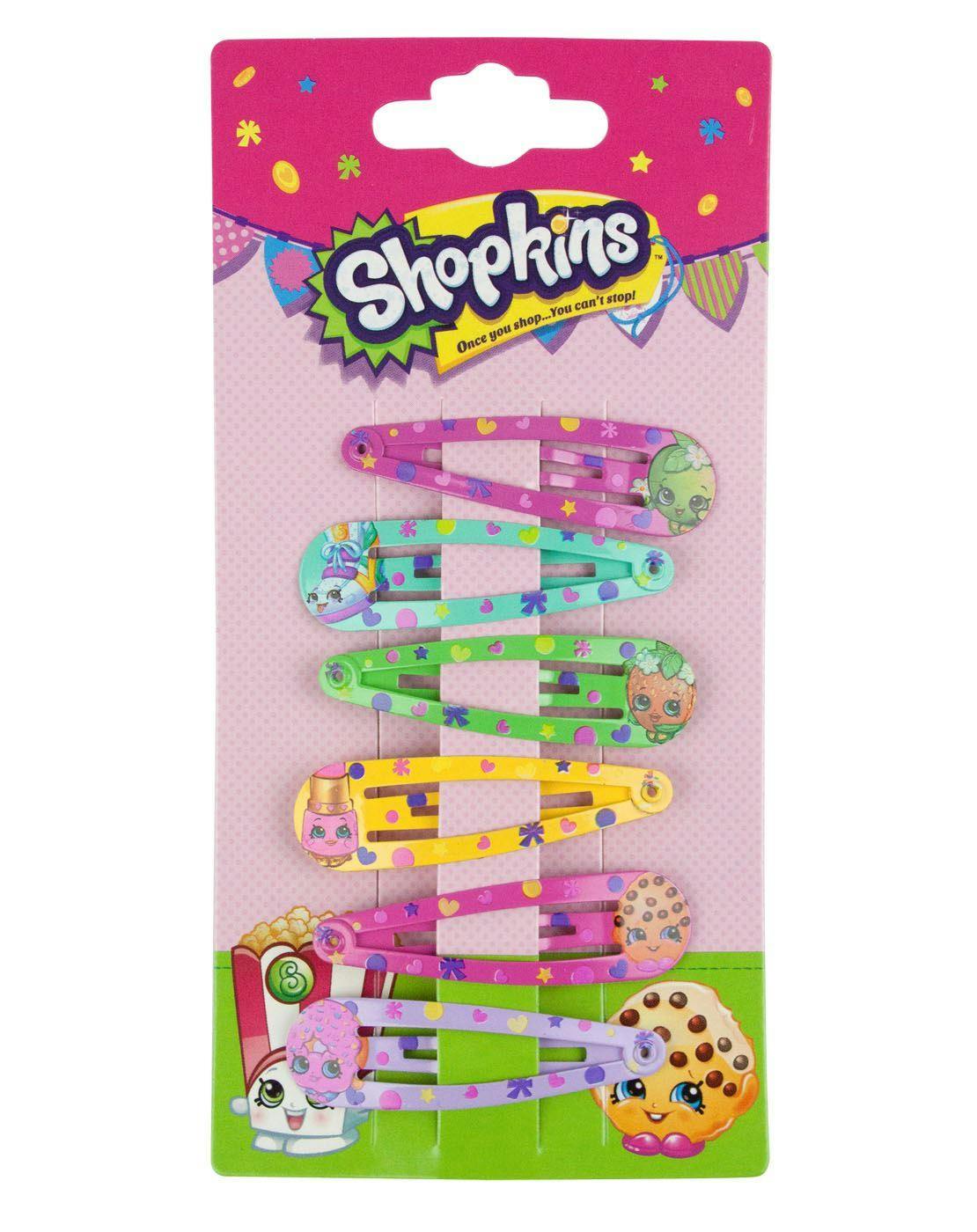 Vanilla Underground Girls Pink Shopkins Hair Clip (One Size)