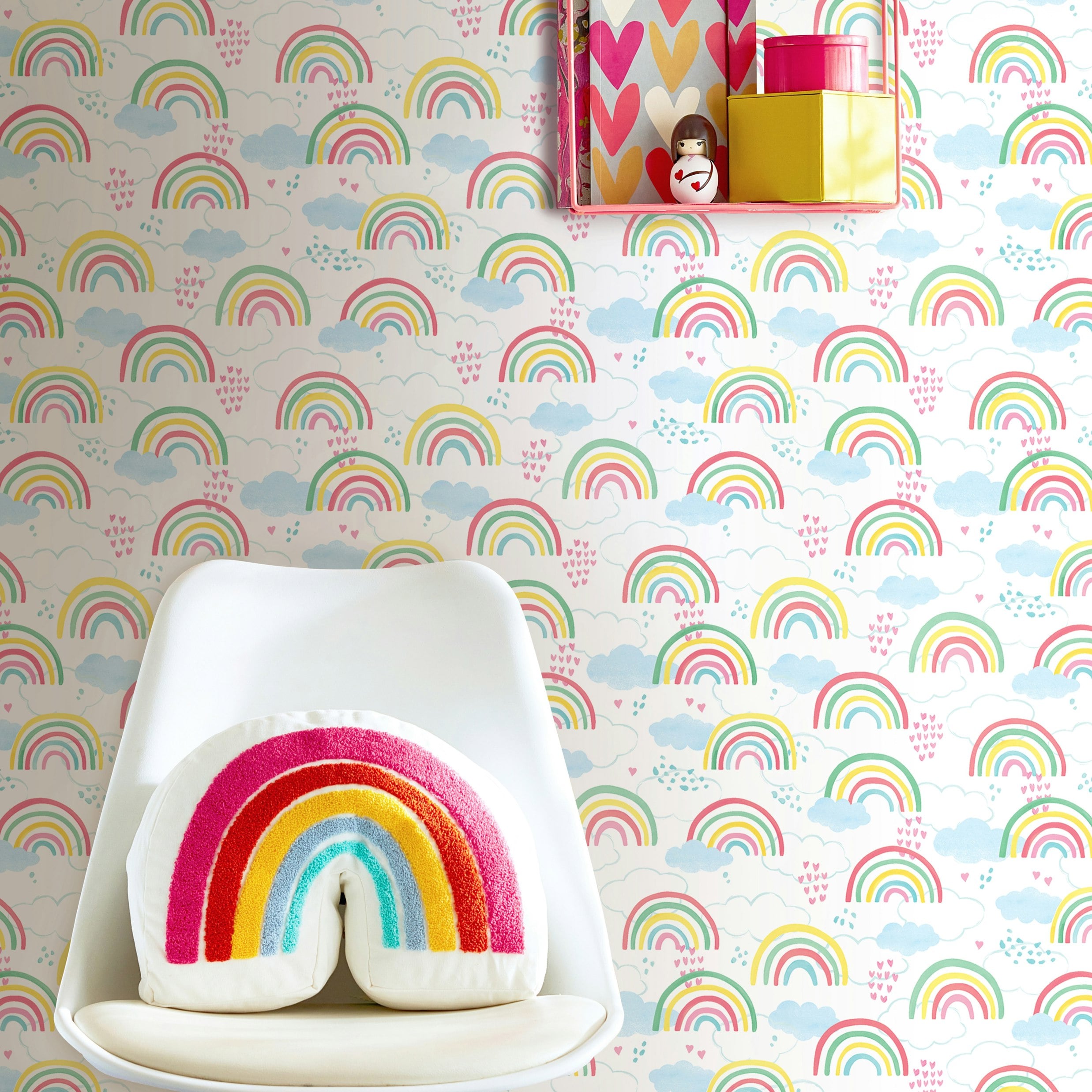 Rackhams Rainbow Love - Fruit Salad 10M Wallpaper - Fruit Salad
