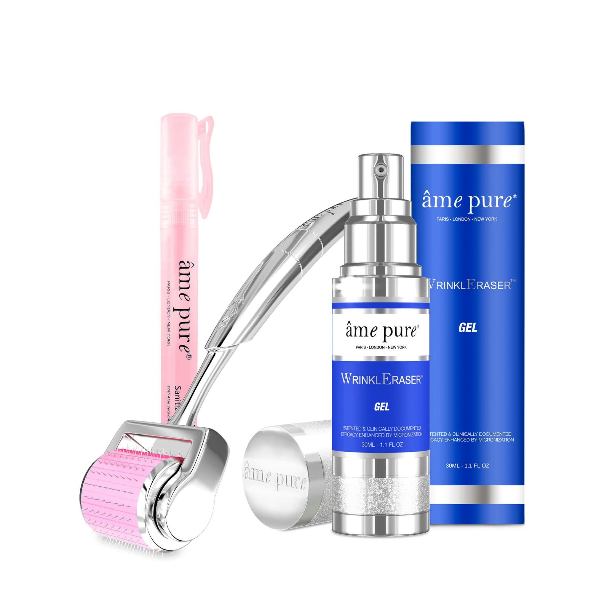 Âme Pure Wrinkleraser Basic - Microneedling Derma Roller Kit