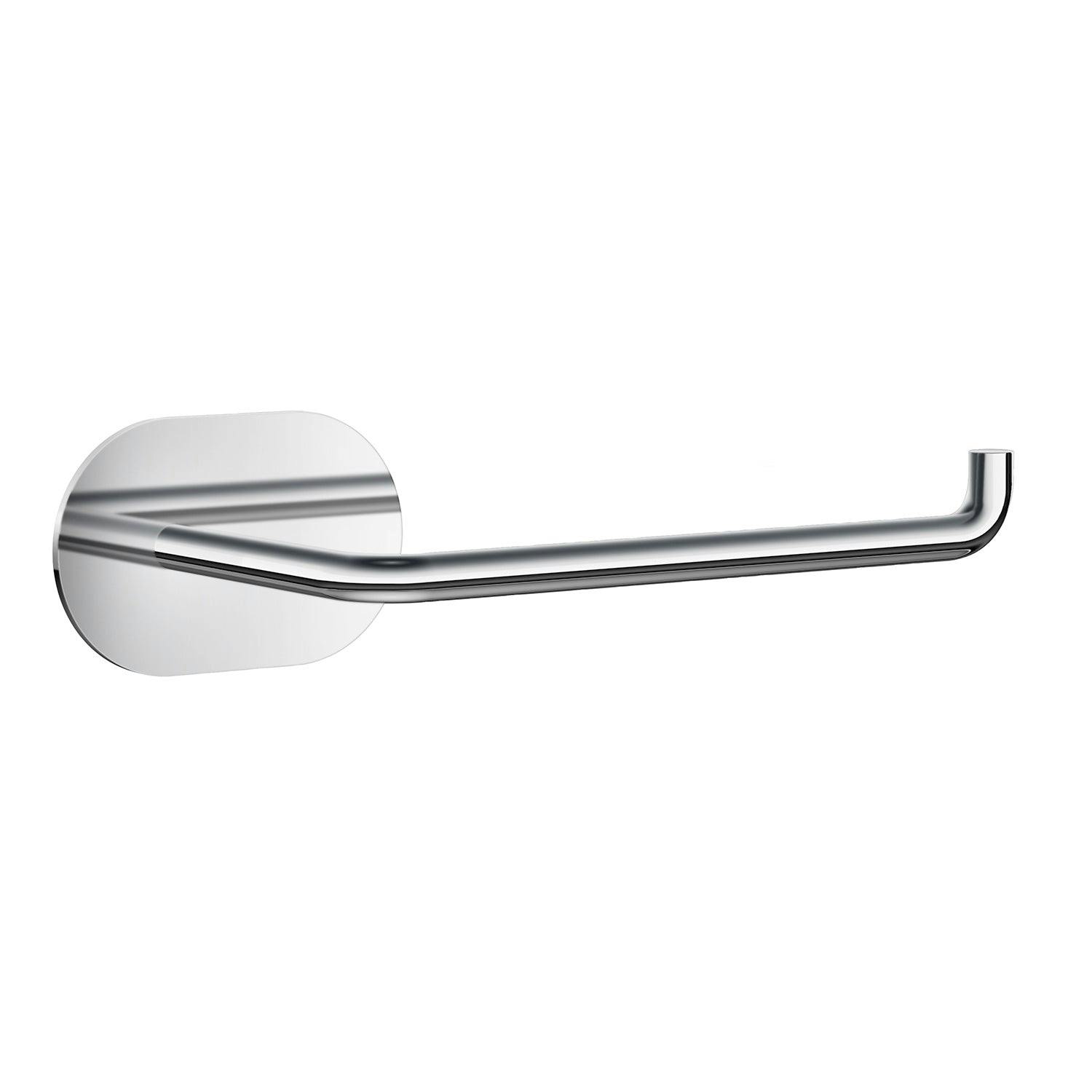 Beslagsboden Chromed Stainless Steel Toilet Roll Holder Self Adhesive Bathroom Wall Mounted