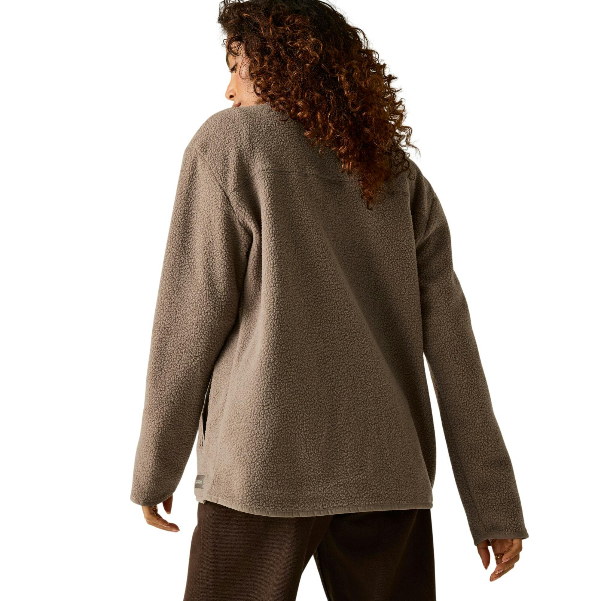 Regatta (10 Uk, Mocha) Womens/Ladies Frankie Borg Full Zip Fleece Jacket - Image 3