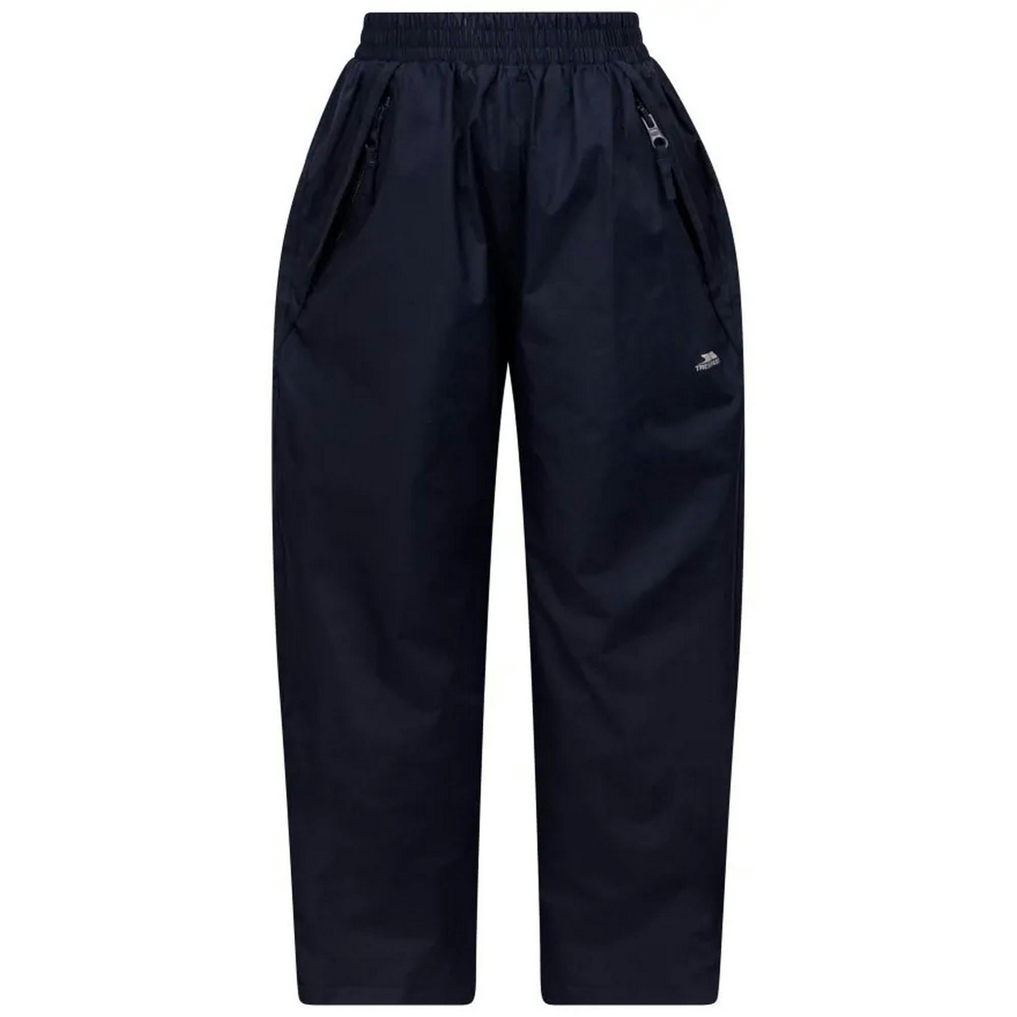 Trespass (11-12 Years, Navy) Childrens/Kids Echo Waterproof Trousers - Image 2