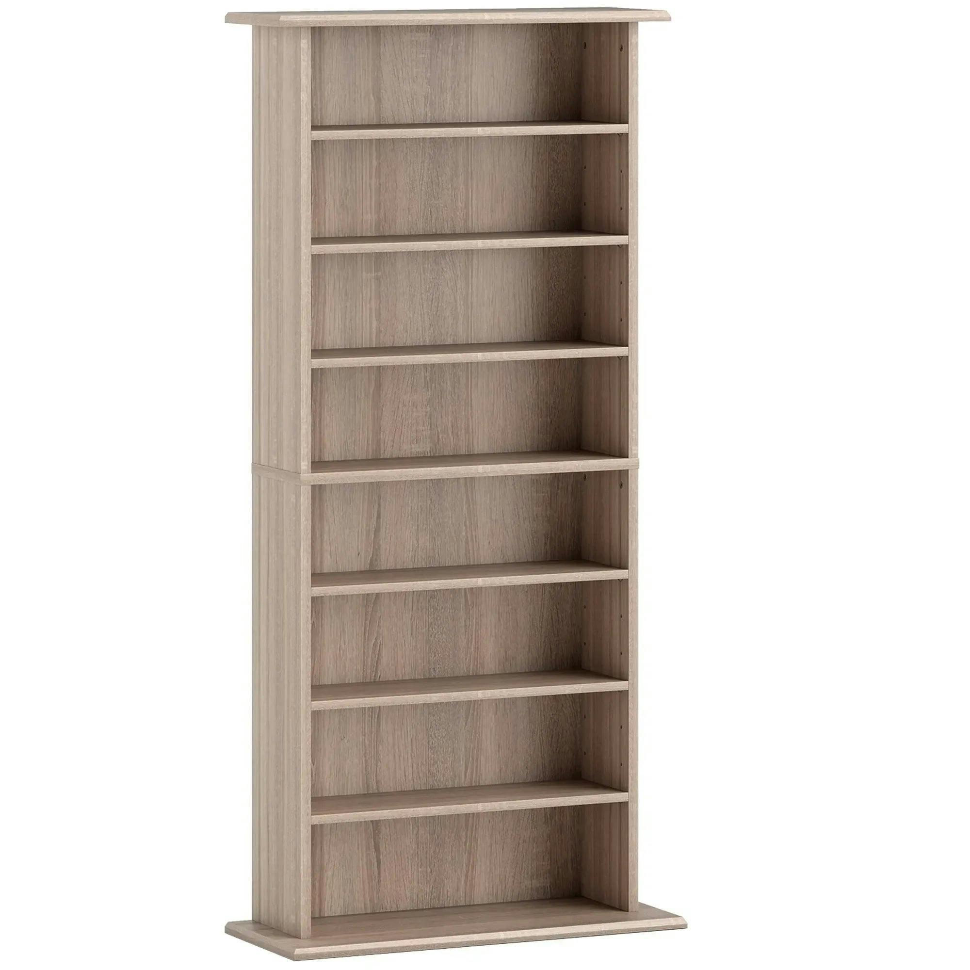 360 CD Storage Unit - Natural Wood Finish Particleboard - Image 4