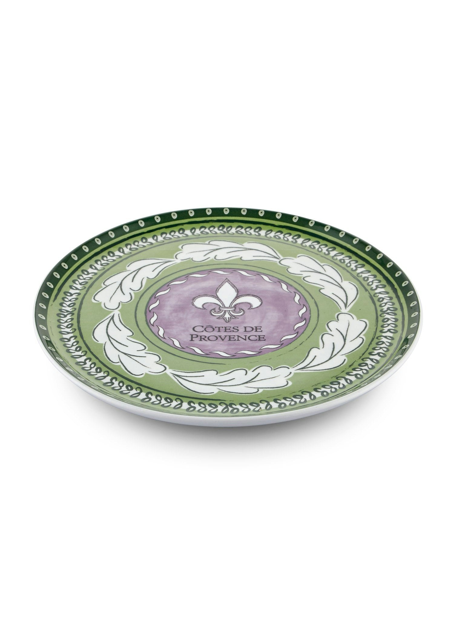 Rozi Green/Purple Provence Collection Serving Platter – 30 Cm