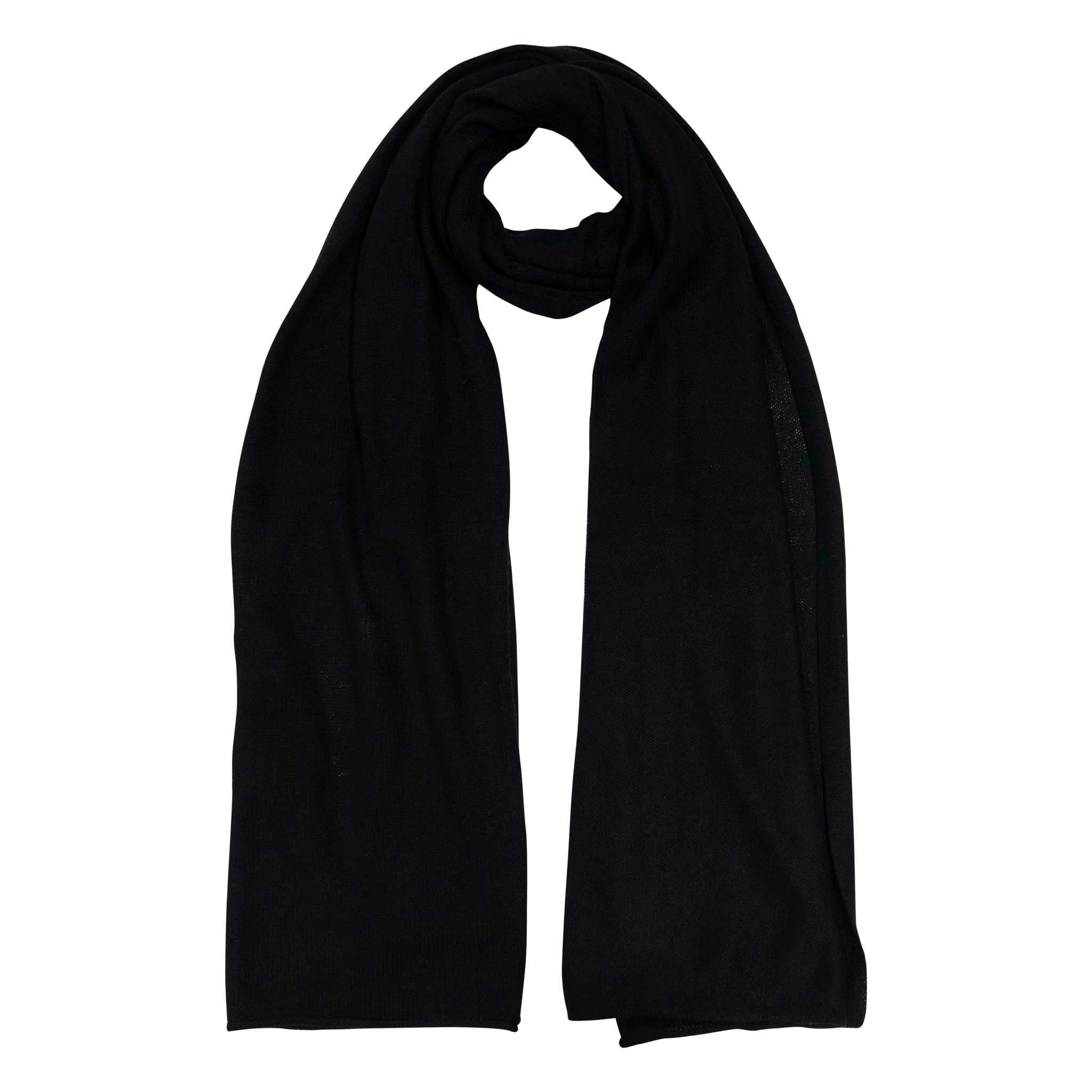 House Of Dalziel Black Cashmere Blanket Scarf