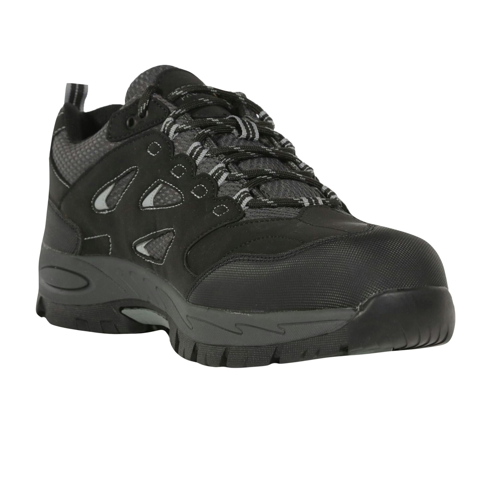 Regatta Men's Black Mudstone Safety Trainers - /Granite - 12 Uk - /Granite