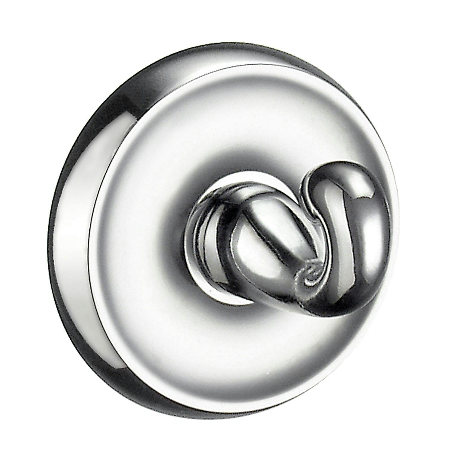 Smedbo Single Polished Chrome Towel Hook (55Mm) Wall Mounted Bathroom Storage Square Robe Hooks Clothes Hanger Coat Peg