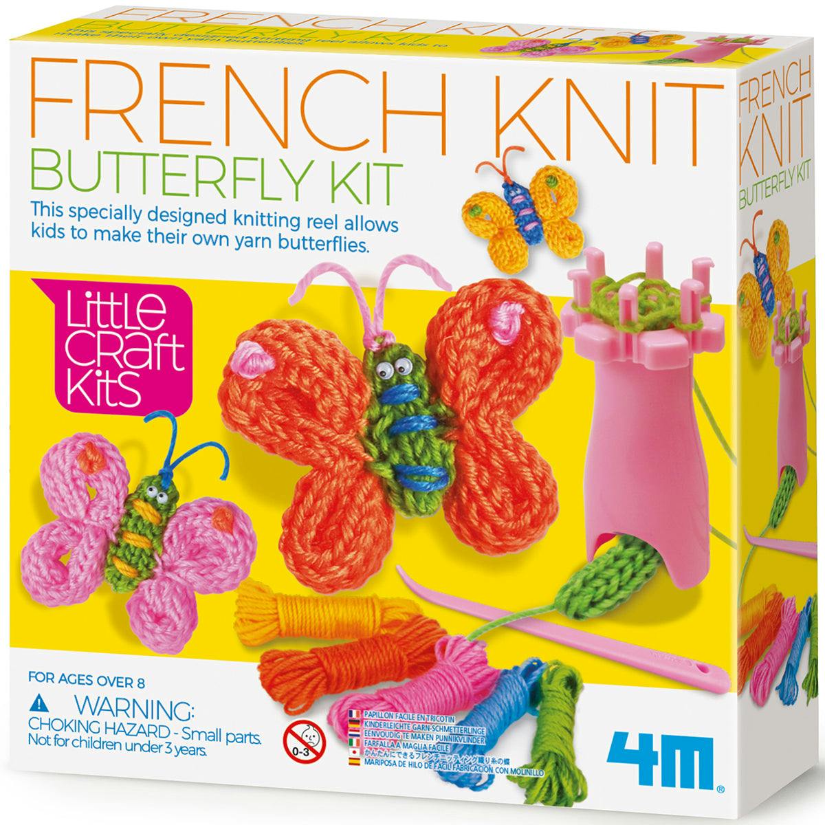 4M Little Craft - French Knit Butterfly Kit