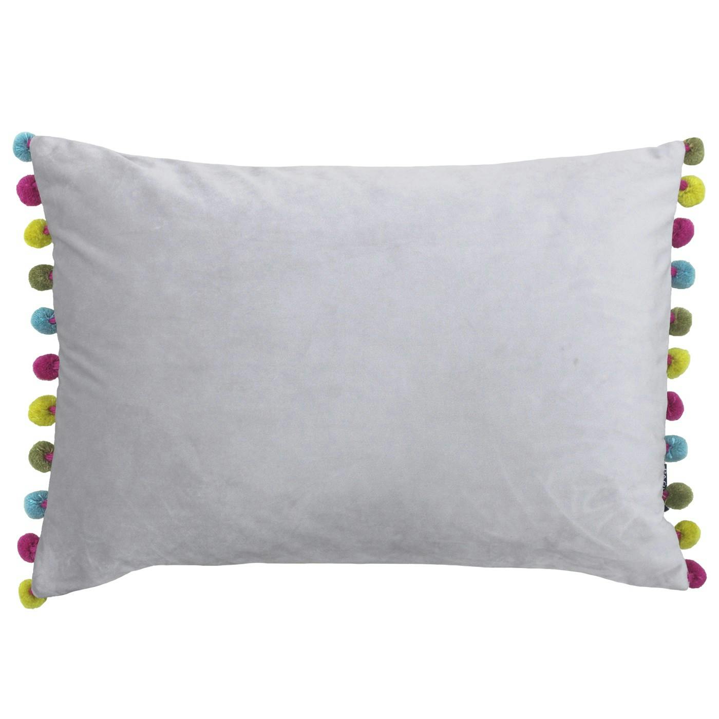 Riva Home Fiesta Cushion Cover - Dove/Multi - 35X50cm - Dove/Multi - 100% Polyester