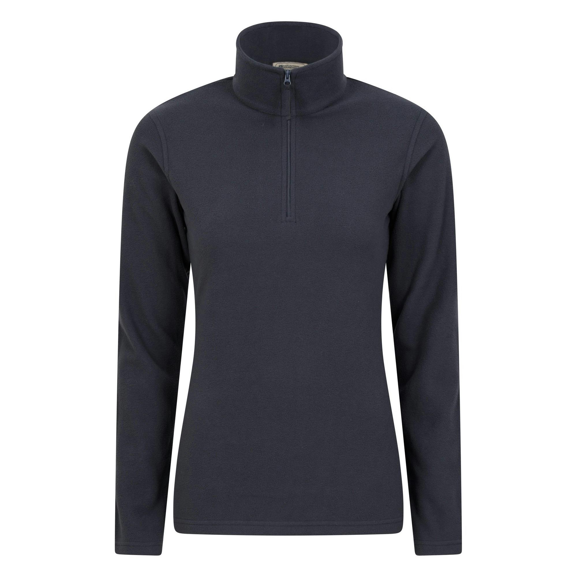 Mountain Warehouse Women's Dark/Blue Camber Ii Fleece Top - S - 100% Polyester