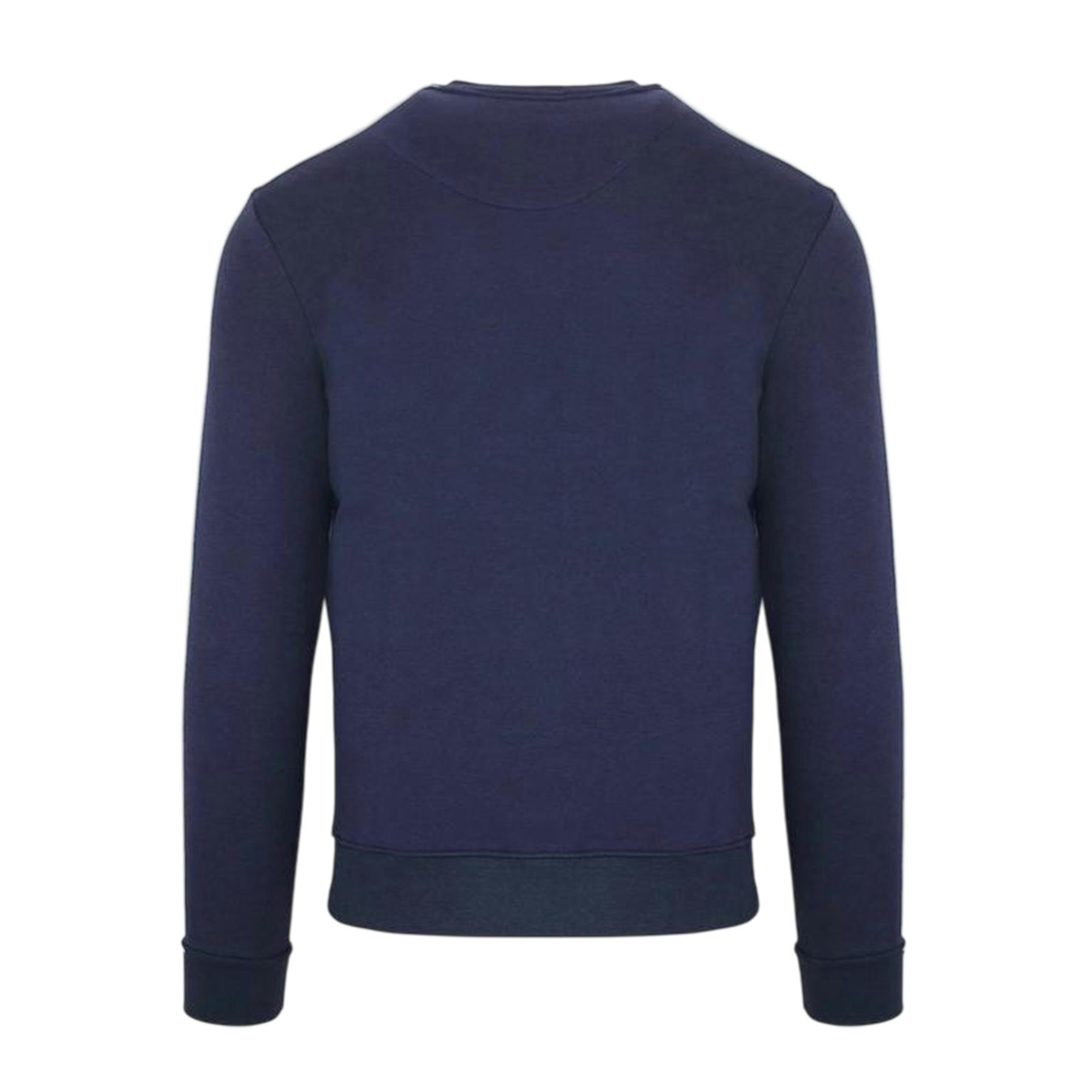 Aquascutum Men's Embroidered Logo Crew Neck Sweatshirt - Navy - Xl - Navy - 100% Mixed