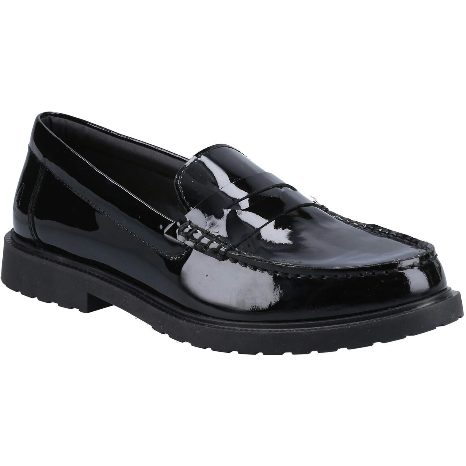 Hush Puppies Women's Black Verity Shoes In Patent - Size 9