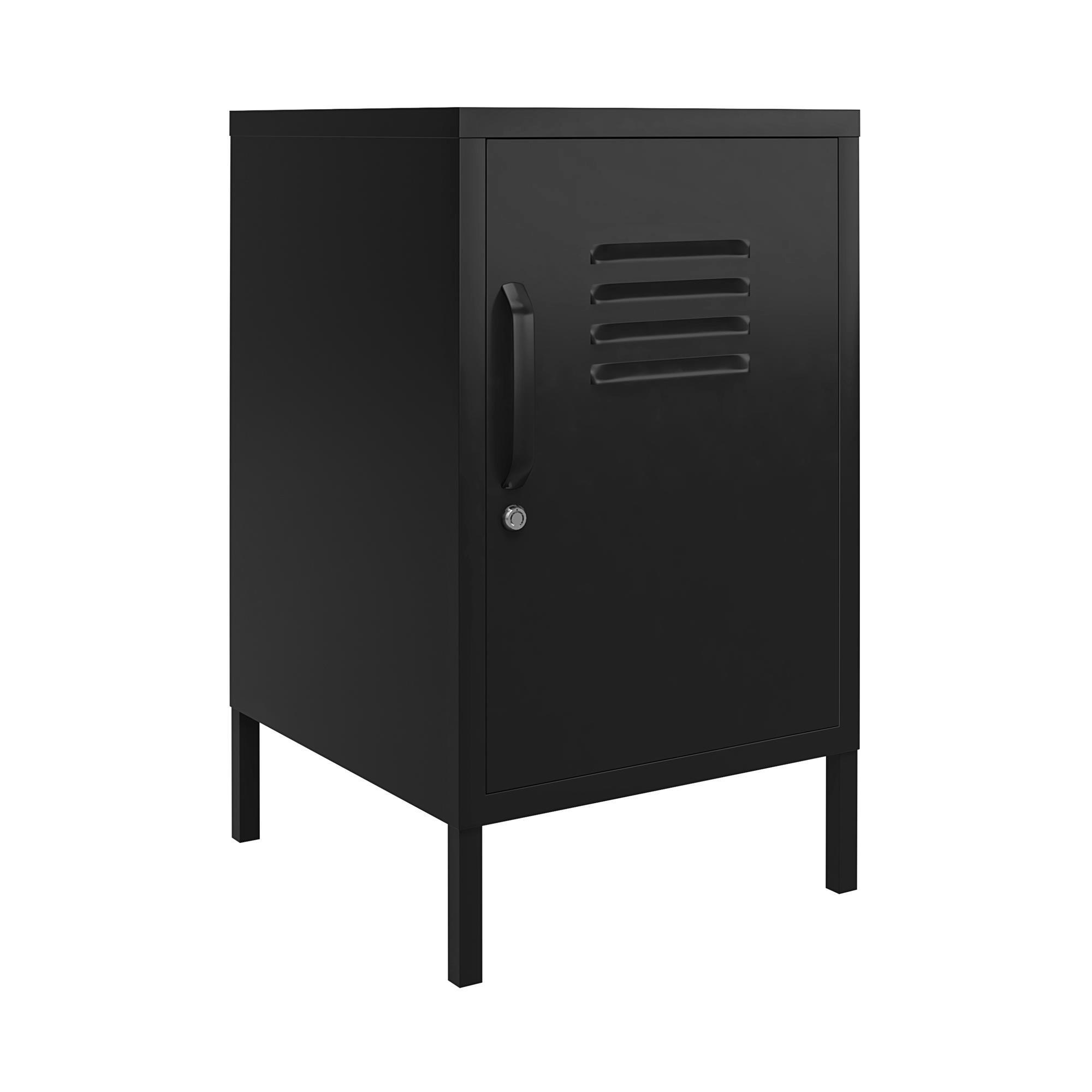 Dorel Home Black Mission District End Table Metal
