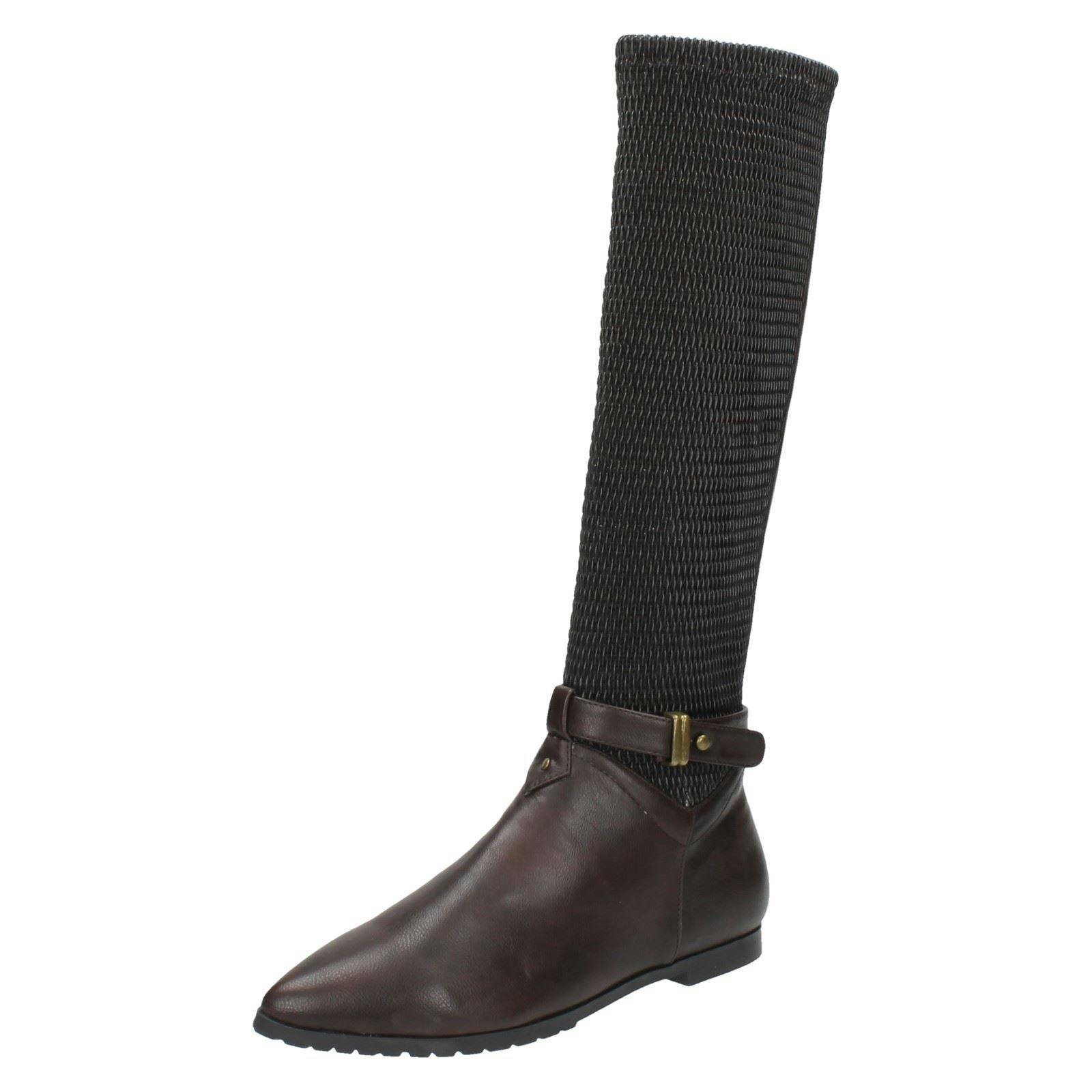 Spot On Women's Brown Knee High Boots - Uk 5