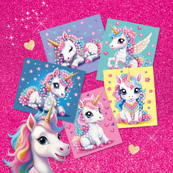 Ses Creative Silver/Pink/Light Unicorn - Diamond Painting