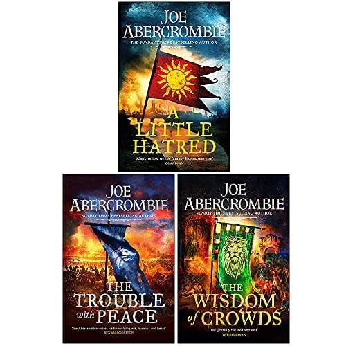 Various Publishers Joe Abercrombie The Age Of Madness 3 Books Collection Set (A Little Hatred, The Trouble With Peace, The Wisdom Of Crowds)