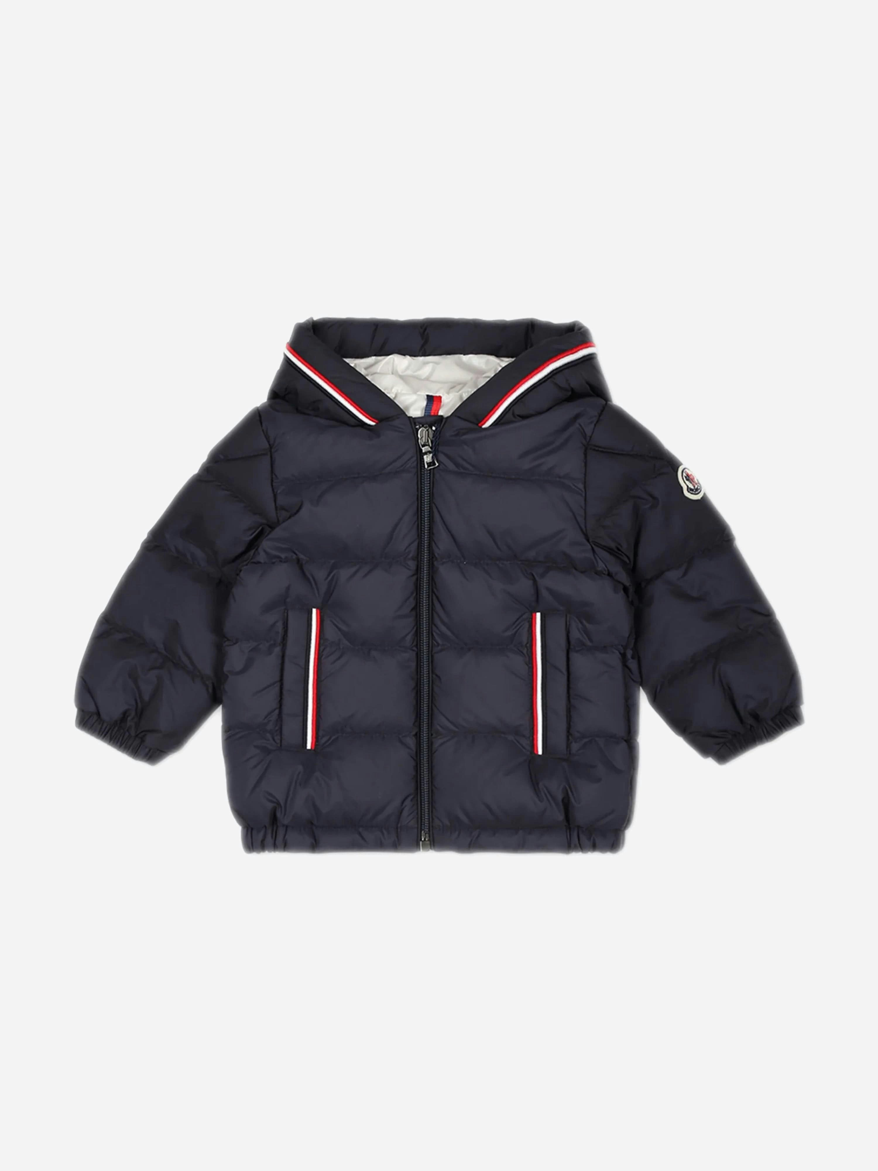 Moncler Enfant Men's Blue Baby Boys Down Padded Merary Jacket In Navy - 6 - 9 Mths