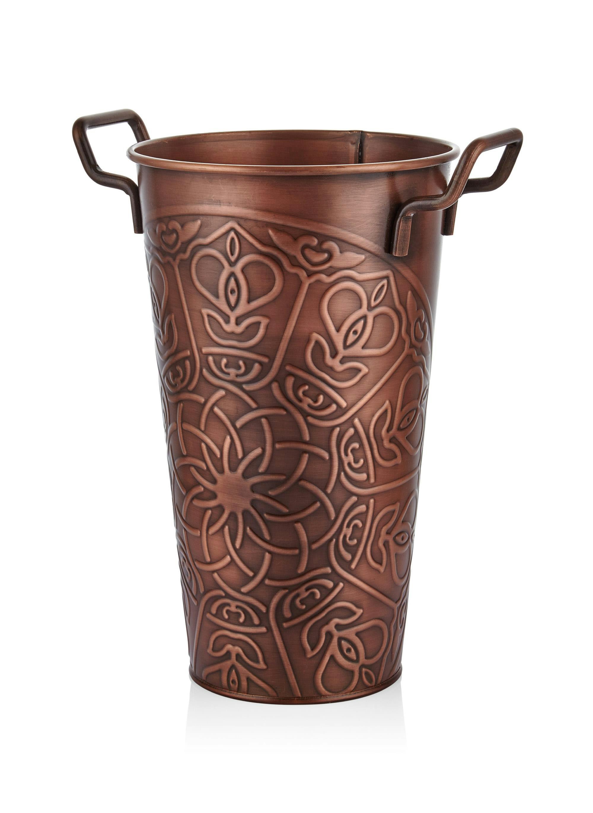 Rozi Copper Vase - 50 Cm (H) X 35 Cm (W) X 25 Cm (D)