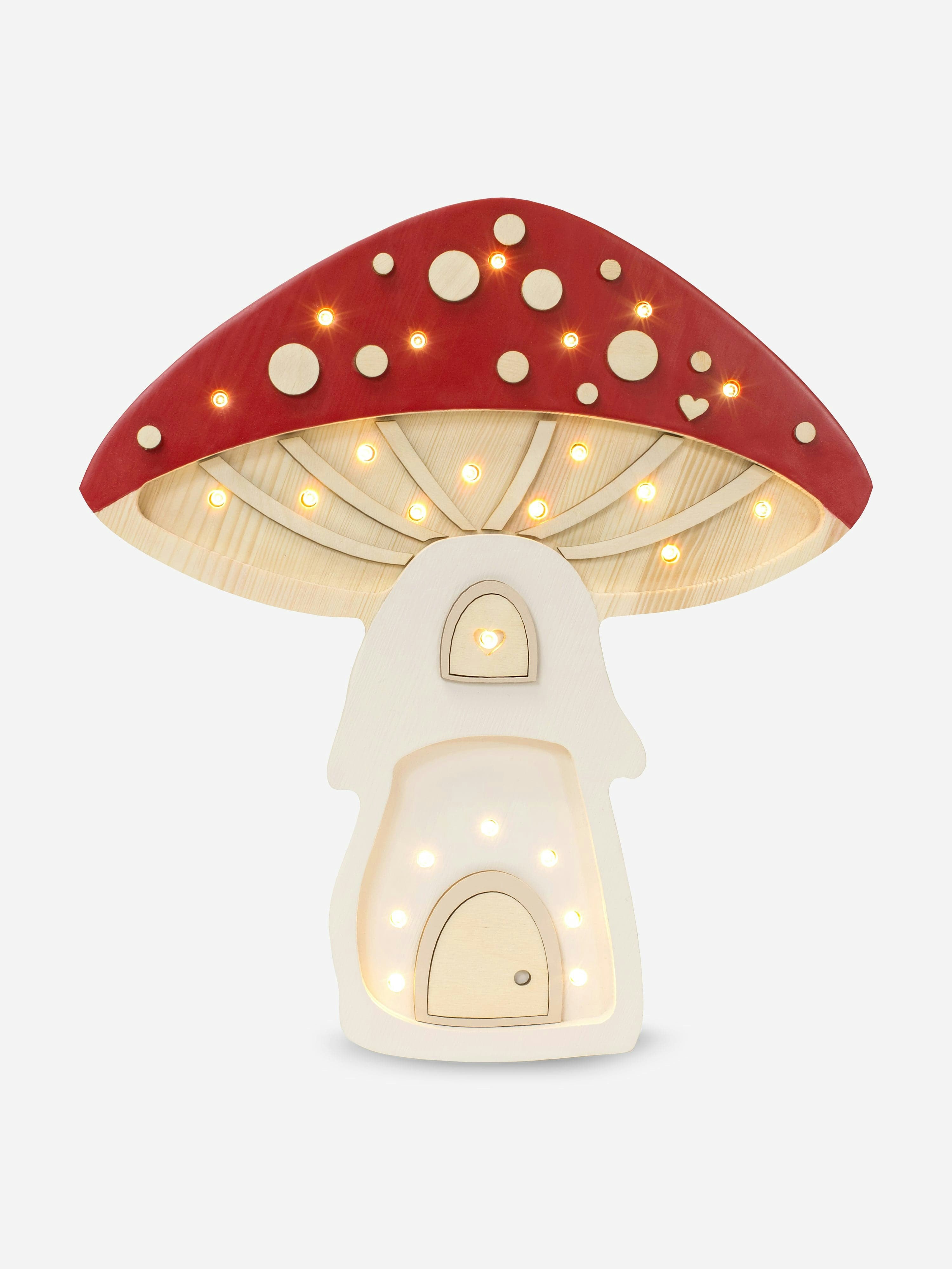 Rackhams Red Mushroom Lamp In (31.5X29x5.5 Cm) - One Size