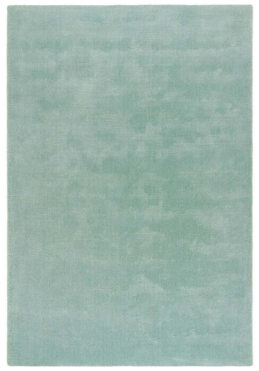 The Rugs Hush Solid Aqua Luxury Rug - 200X300 Cm