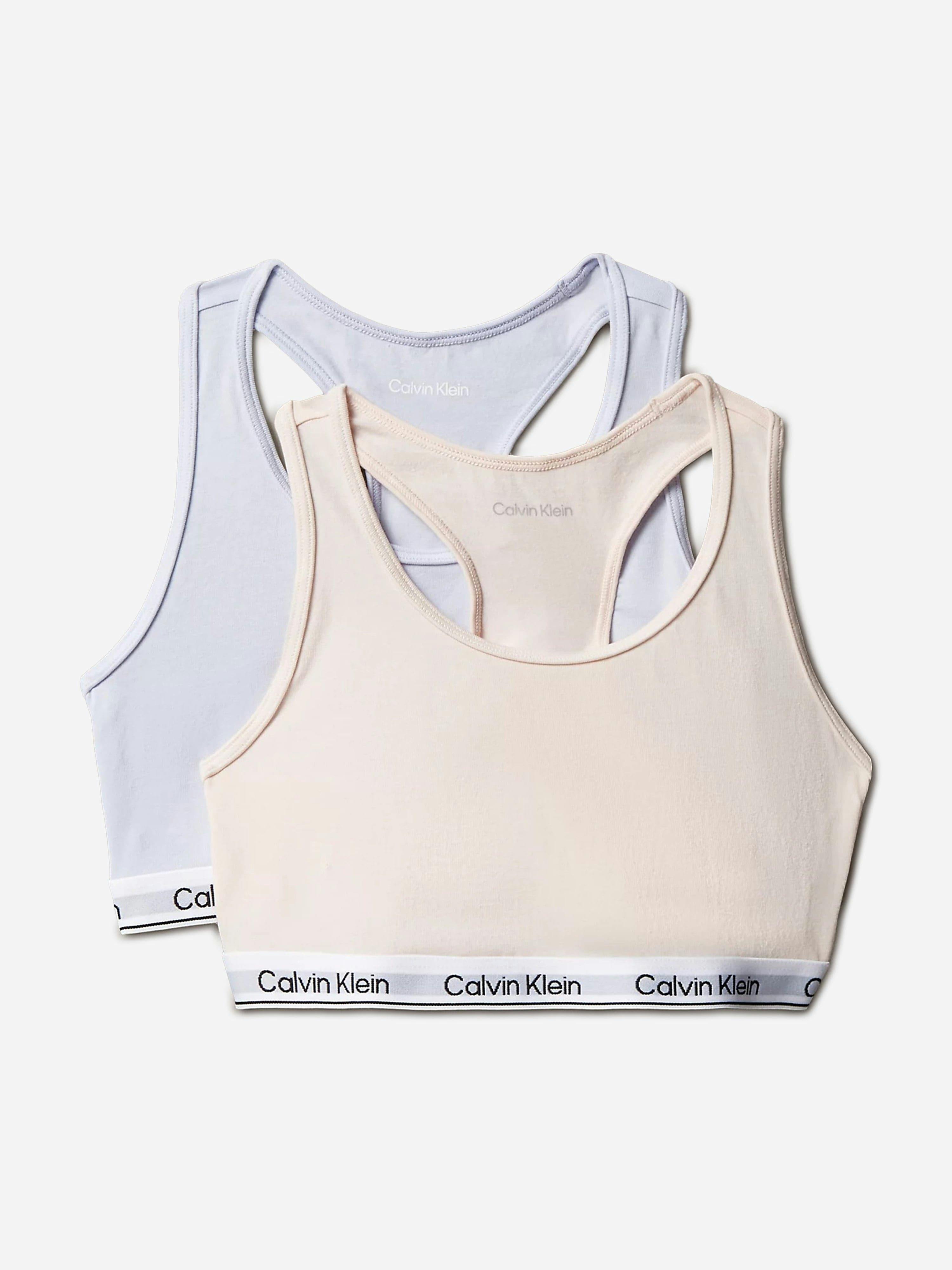 Calvin Klein Girls Pink  2 Pack Bralette Set  - Size 8 Years/9 Years/10 Years Kids - Image 3