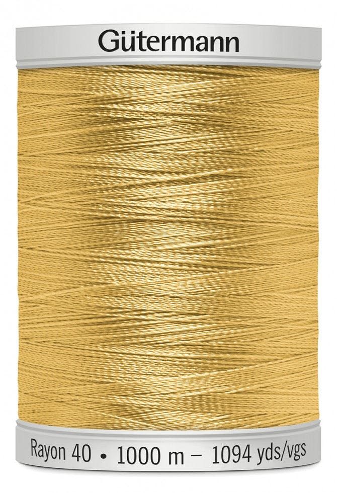 Gutermann No 40 Sulky Rayon Embroidery Thread 1000M Rayon Thread Suitable For Embroidery - 1167 - 1000 Metres