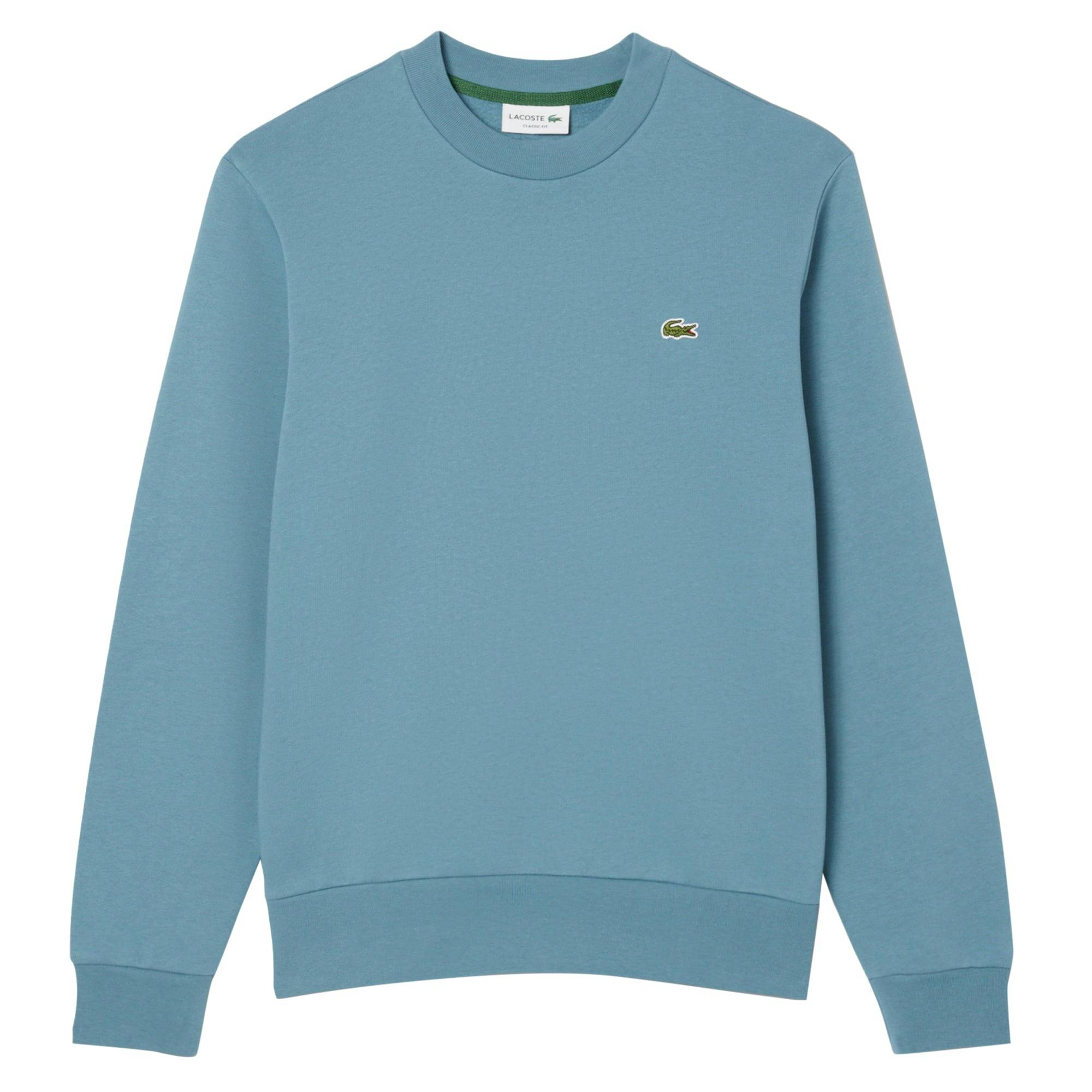 Lacoste Green Sh9608 Crew Sweat - Limestone - X-Large